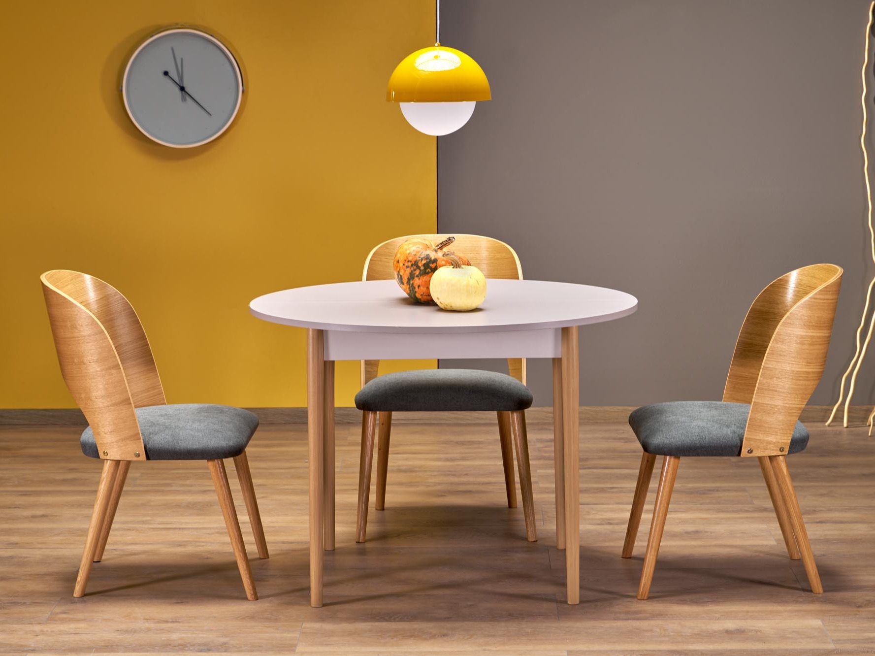 Tafel Houston 1990 (Licht hout + Kasjmier)