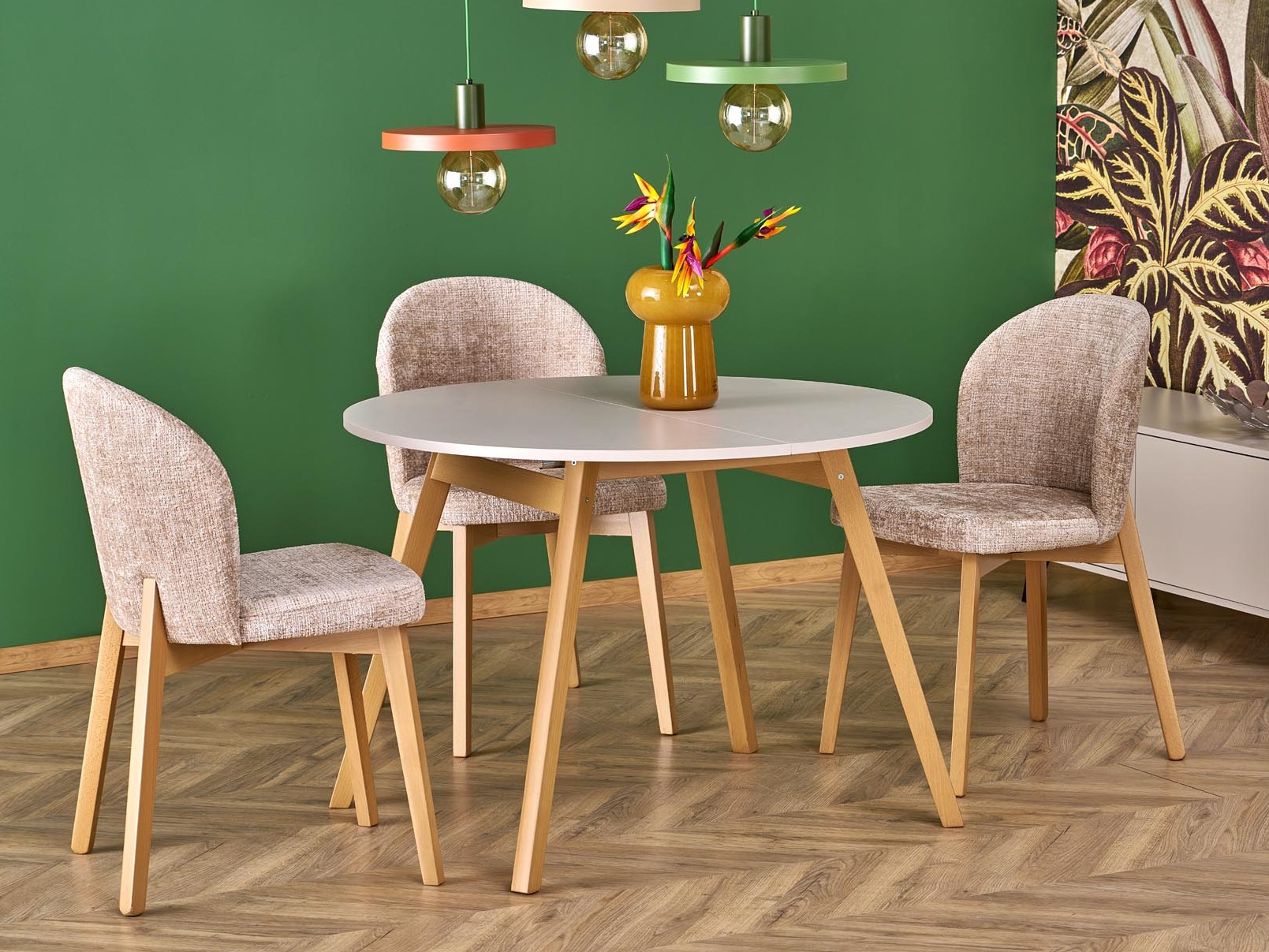 Tafel Houston 981 (Kasjmier + Licht hout)