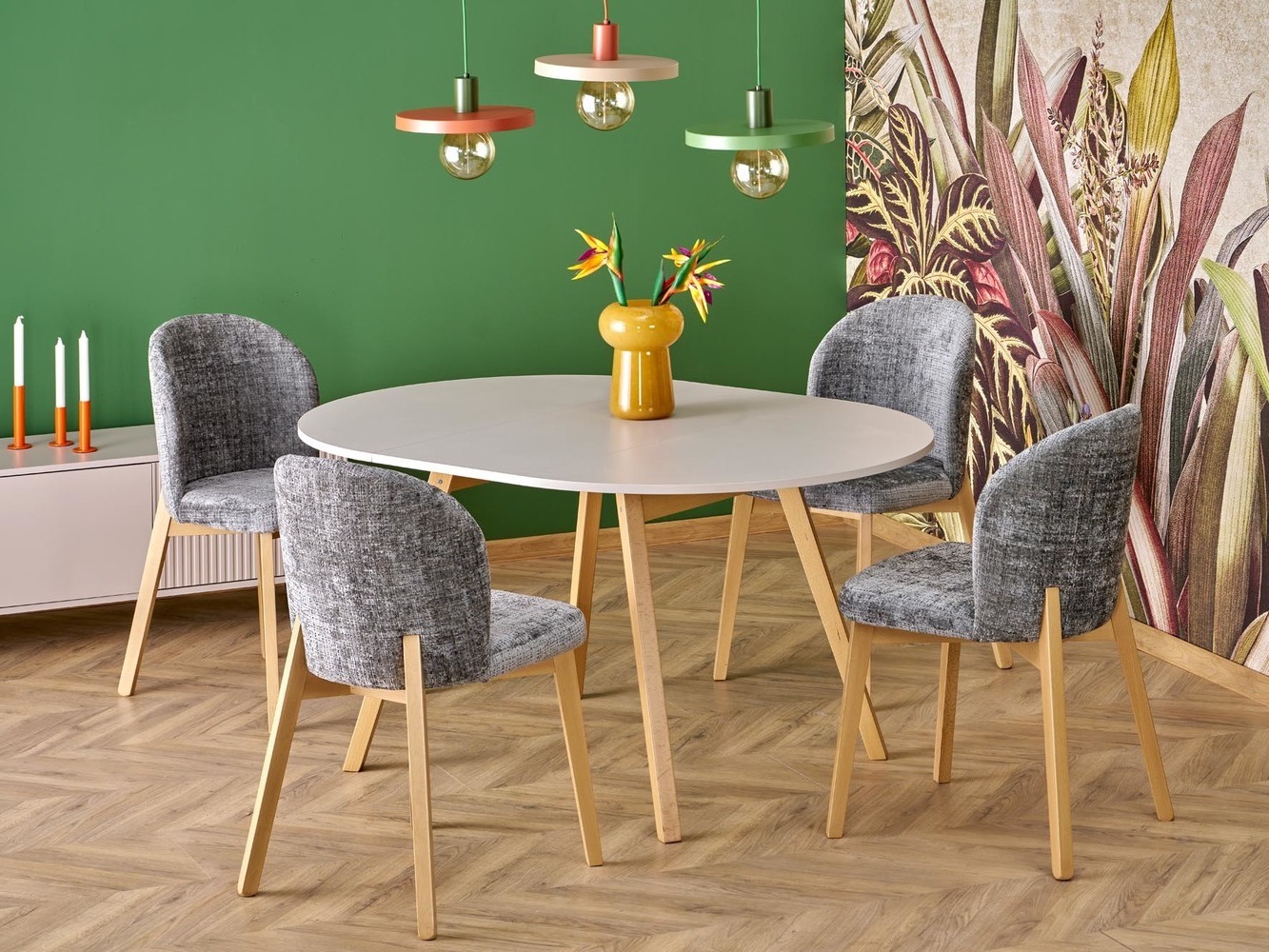 Tafel Houston 981 (Kasjmier + Licht hout)