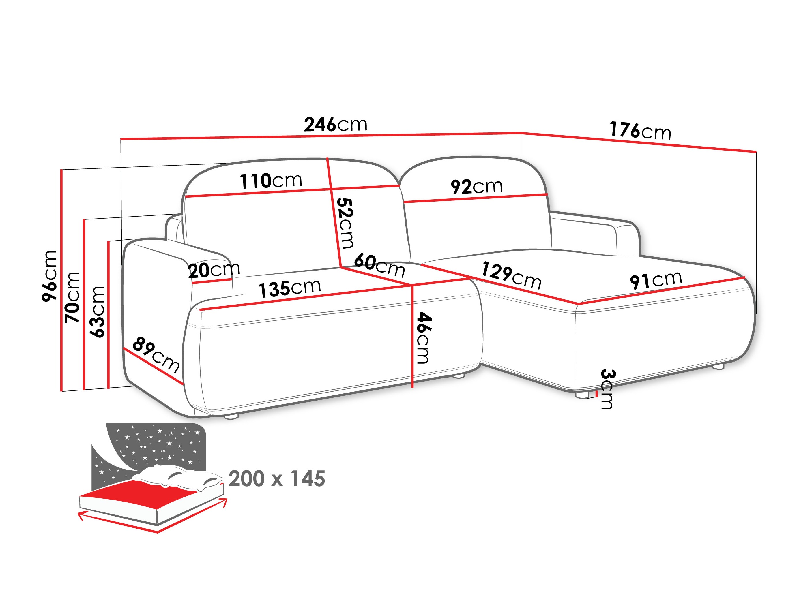 Hoekbank ComfiDream 201 (Perfect Harmony 02)