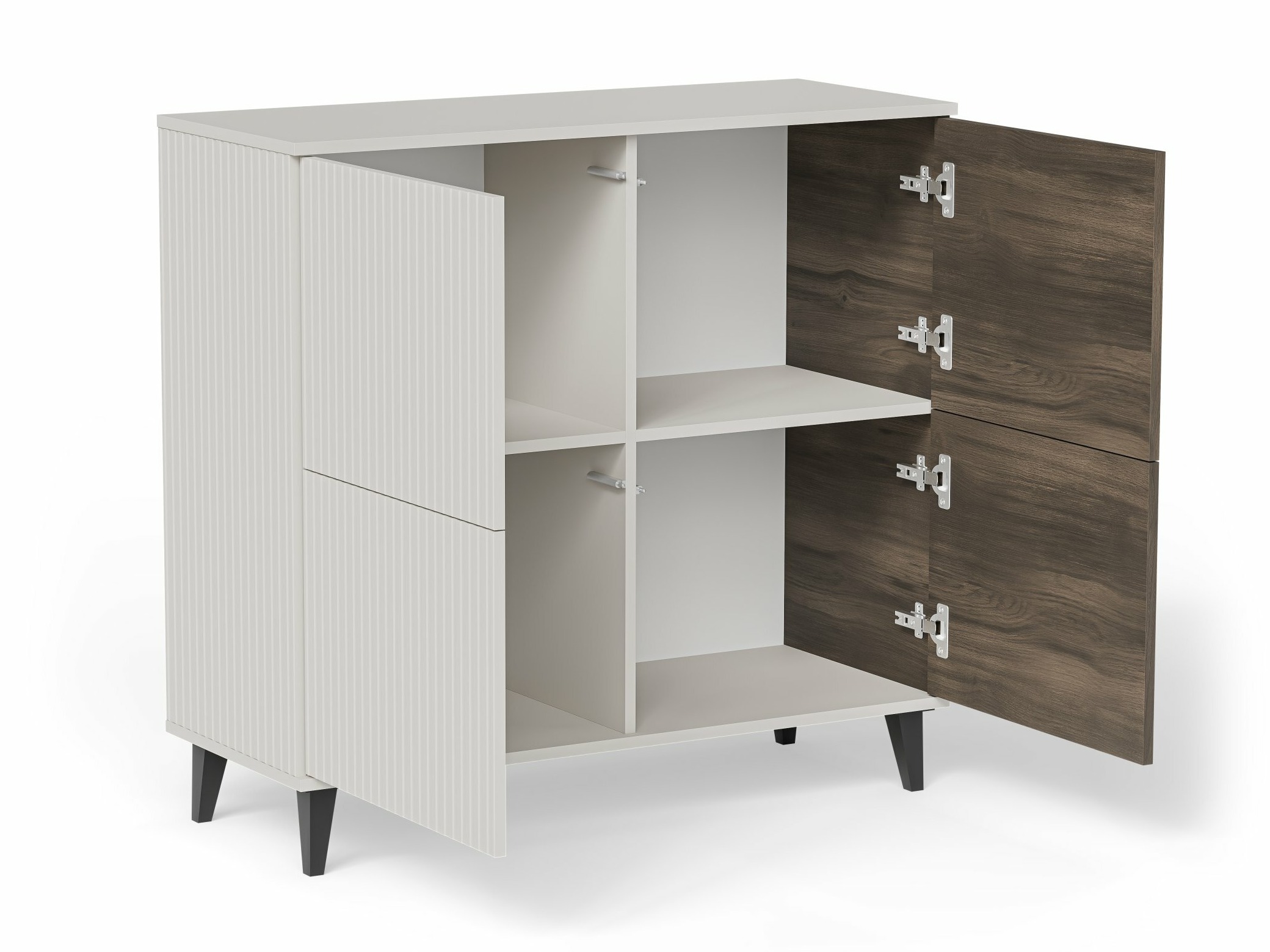 Dressoir Luelia 119 (Notenhout + Kasjmier)