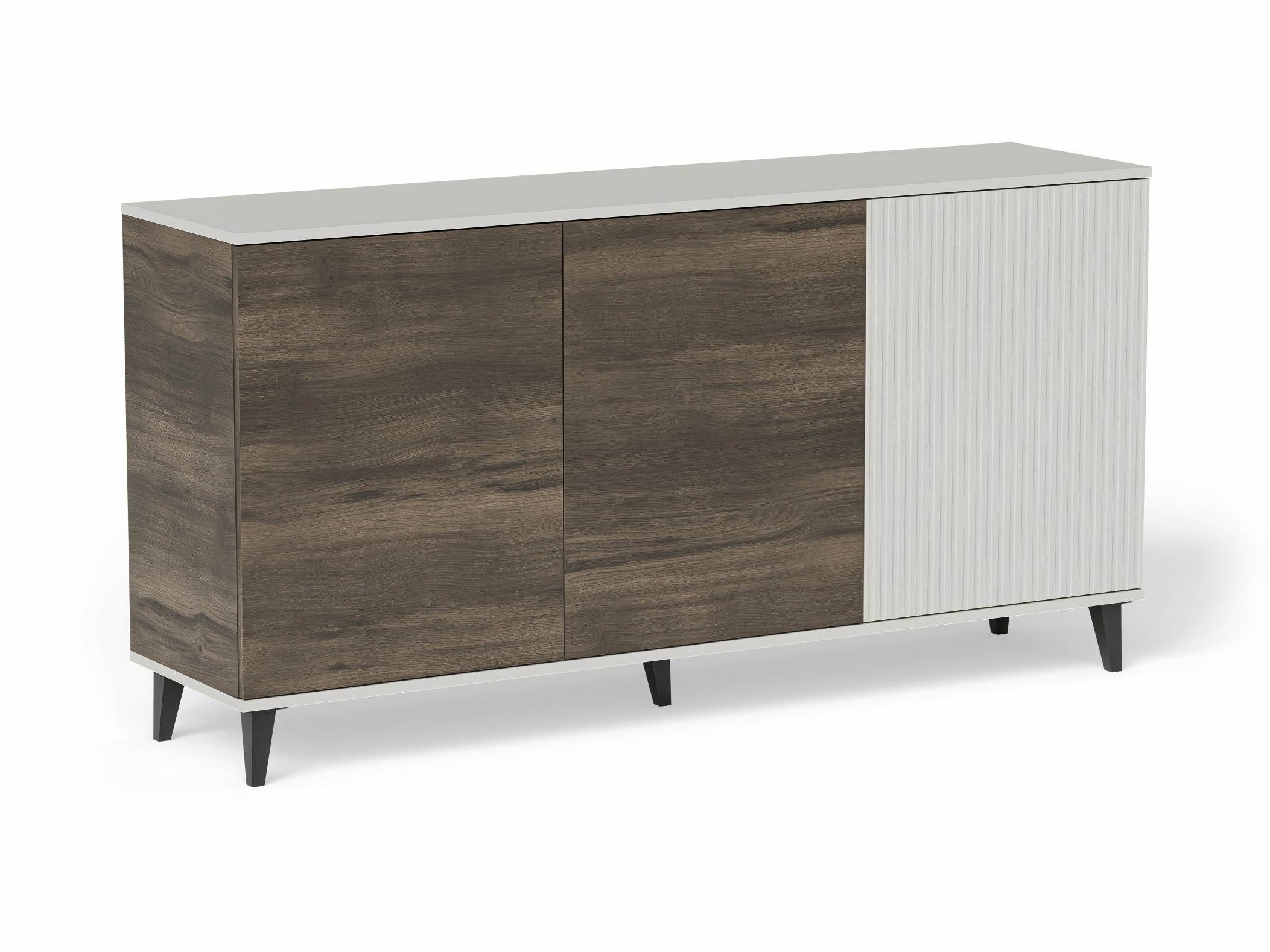 Dressoir Luelia 120 (Notenhout + Kasjmier)