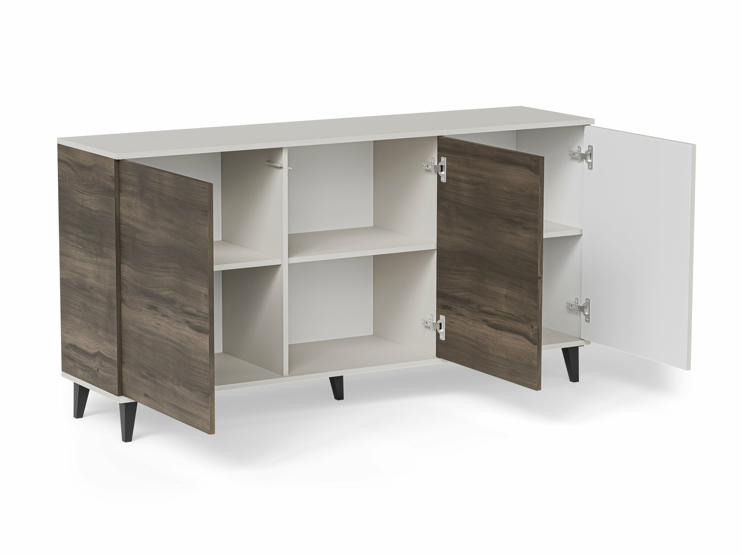 Dressoir Luelia 120 (Notenhout + Kasjmier)