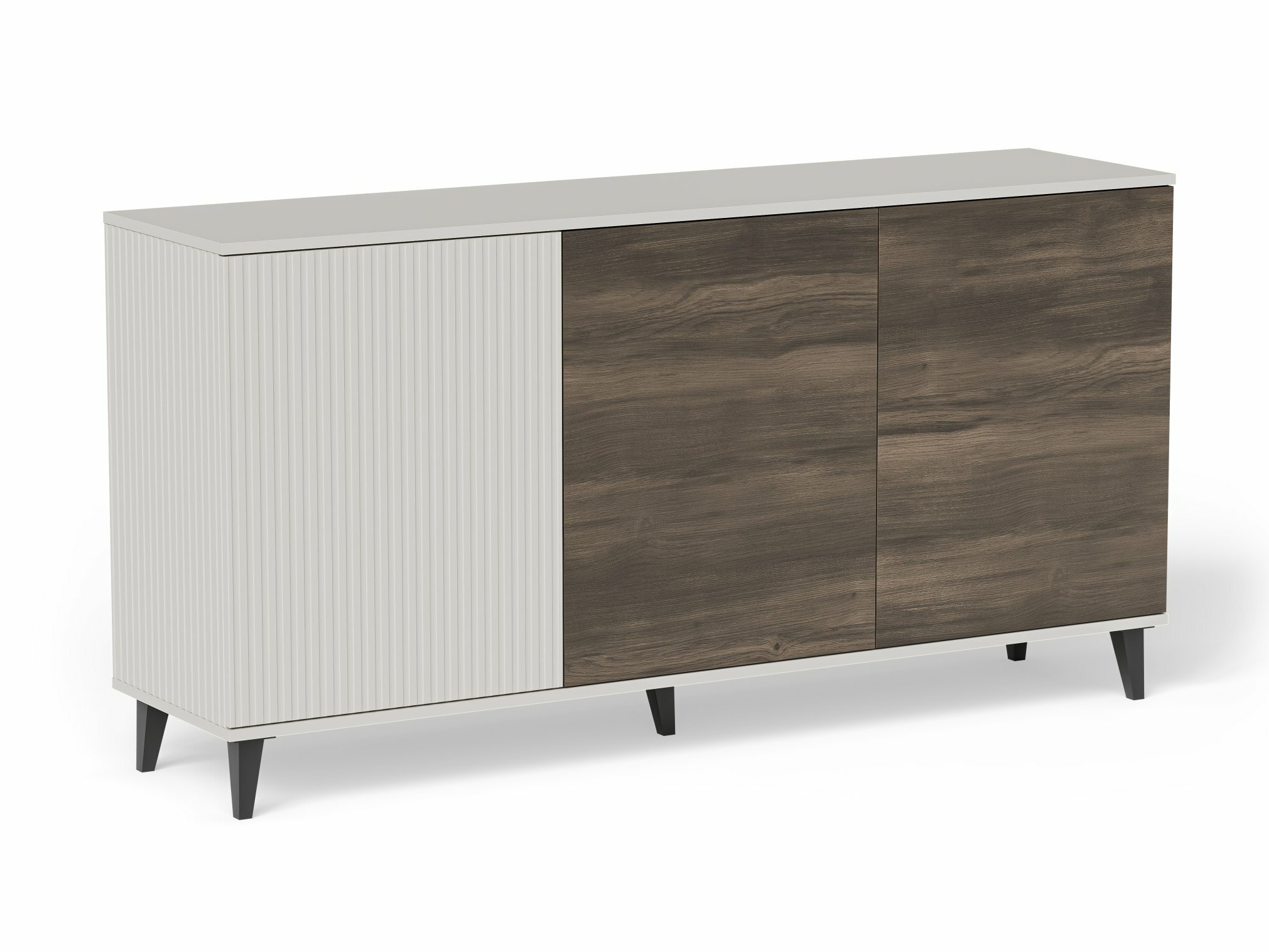 Dressoir Luelia 120 (Notenhout + Kasjmier)