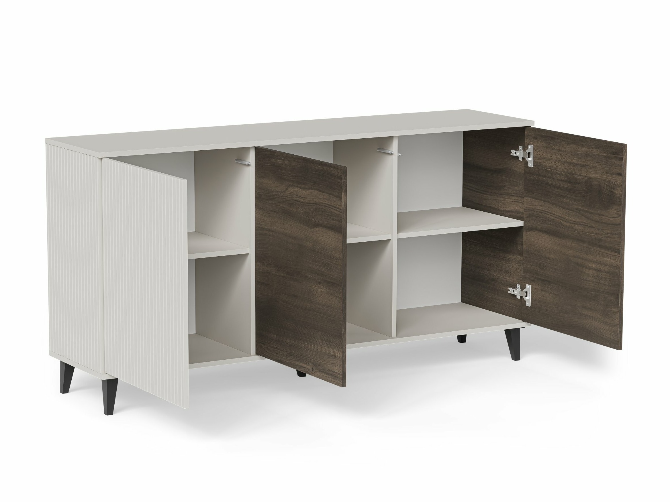 Dressoir Luelia 120 (Notenhout + Kasjmier)