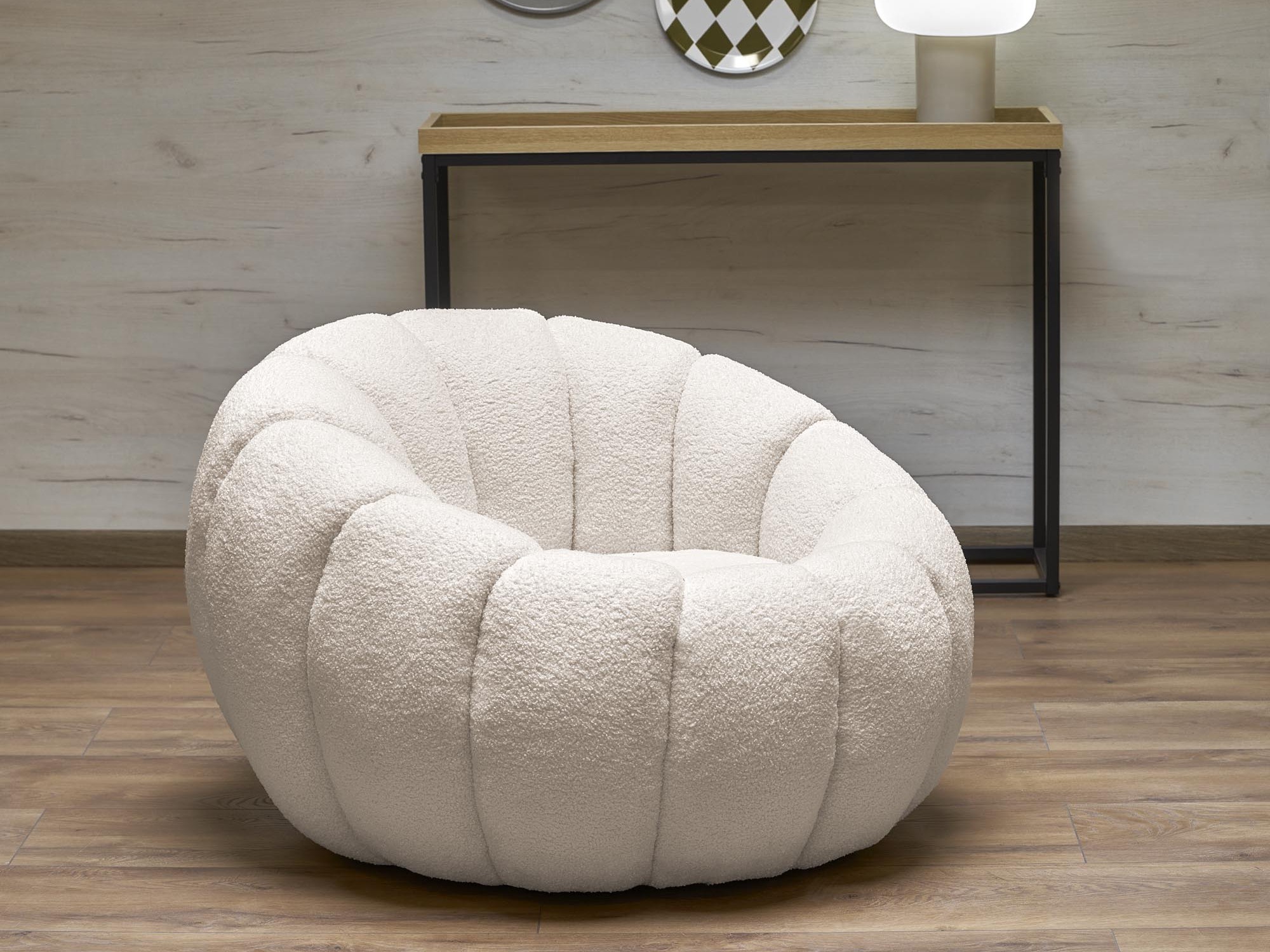 Fauteuil Houston Lana (Crème)