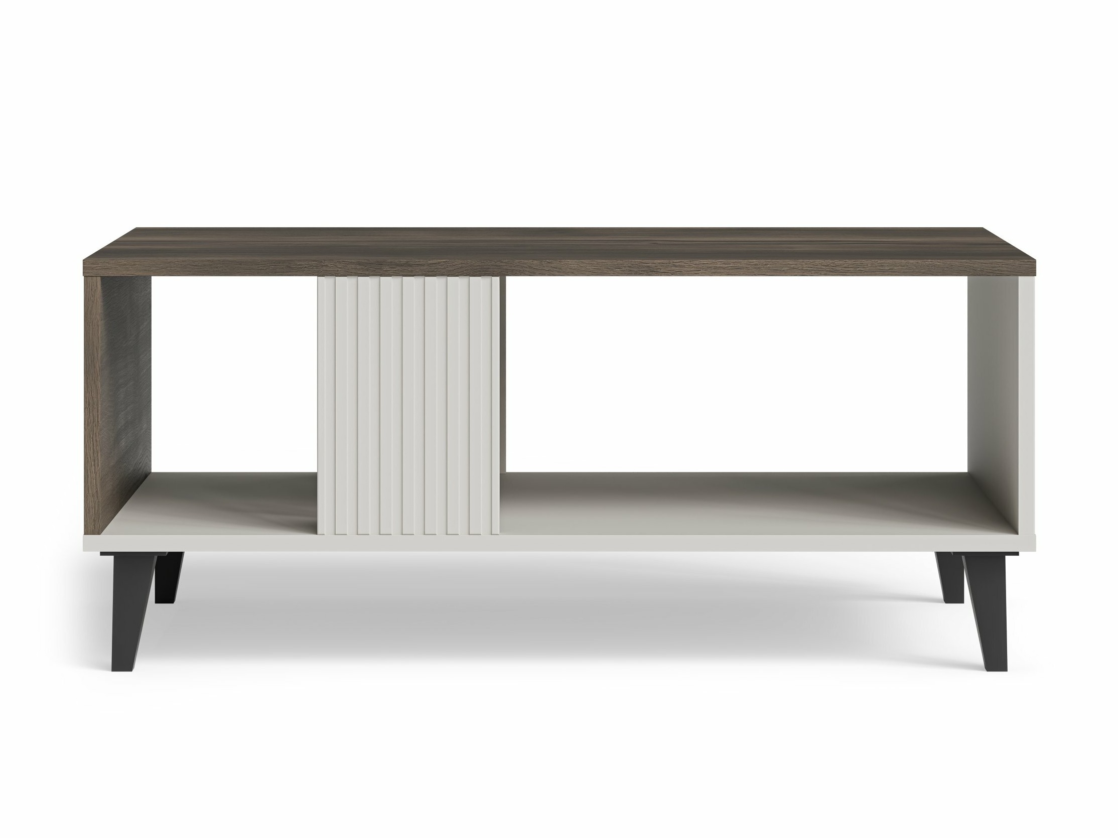 Salontafel Luelia 118 (Notenhout + Kasjmier)