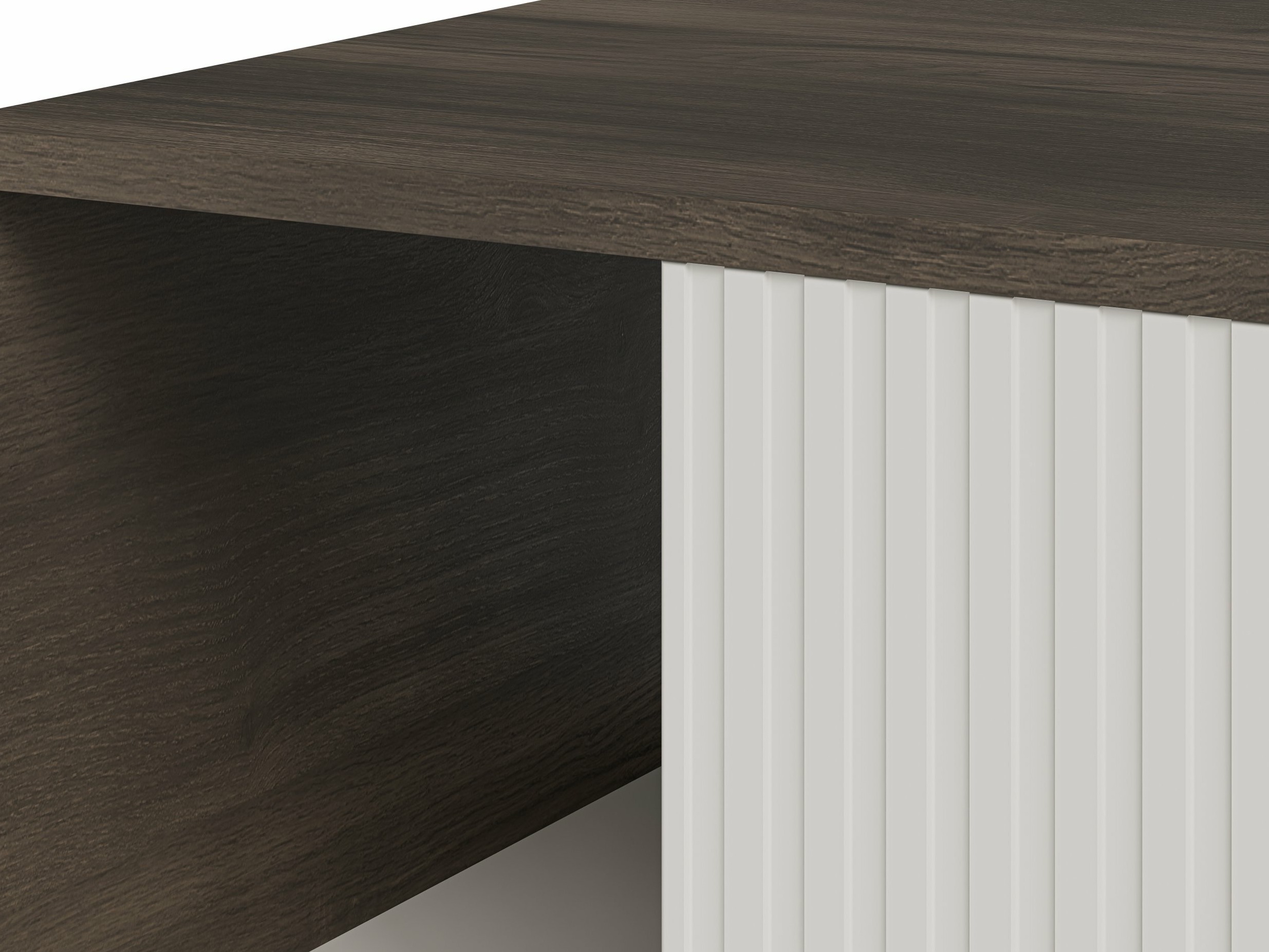 Salontafel Luelia 118 (Notenhout + Kasjmier)