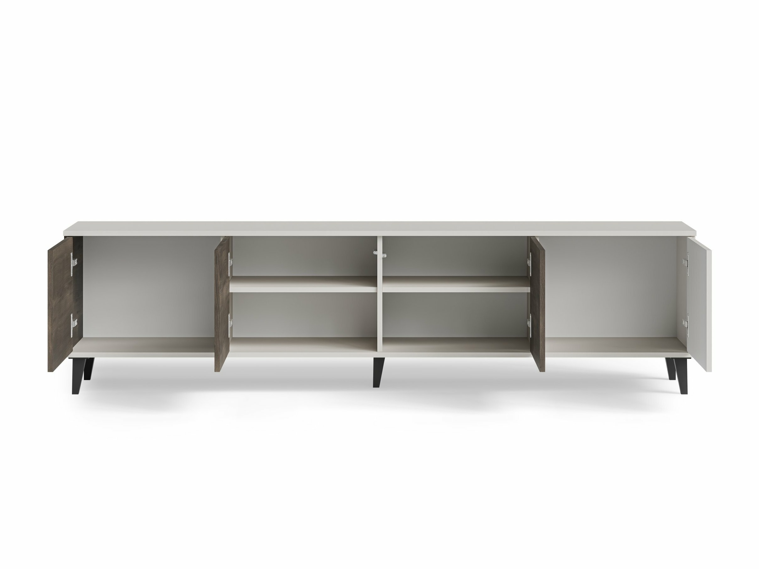 TV-meubel Luelia 114 (Notenhout + Kasjmier)