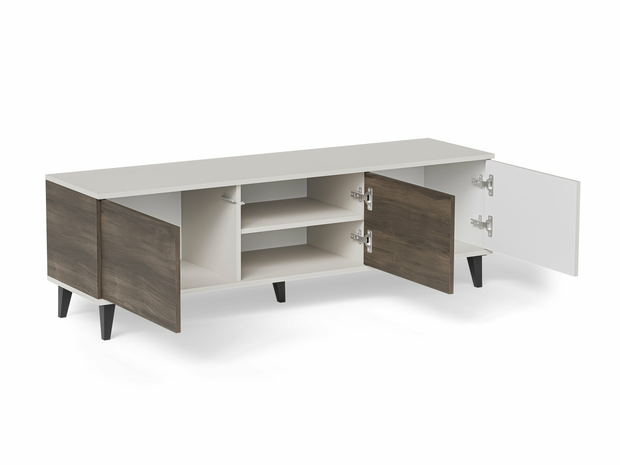 TV-meubel Luelia 116 (Notenhout + Kasjmier)