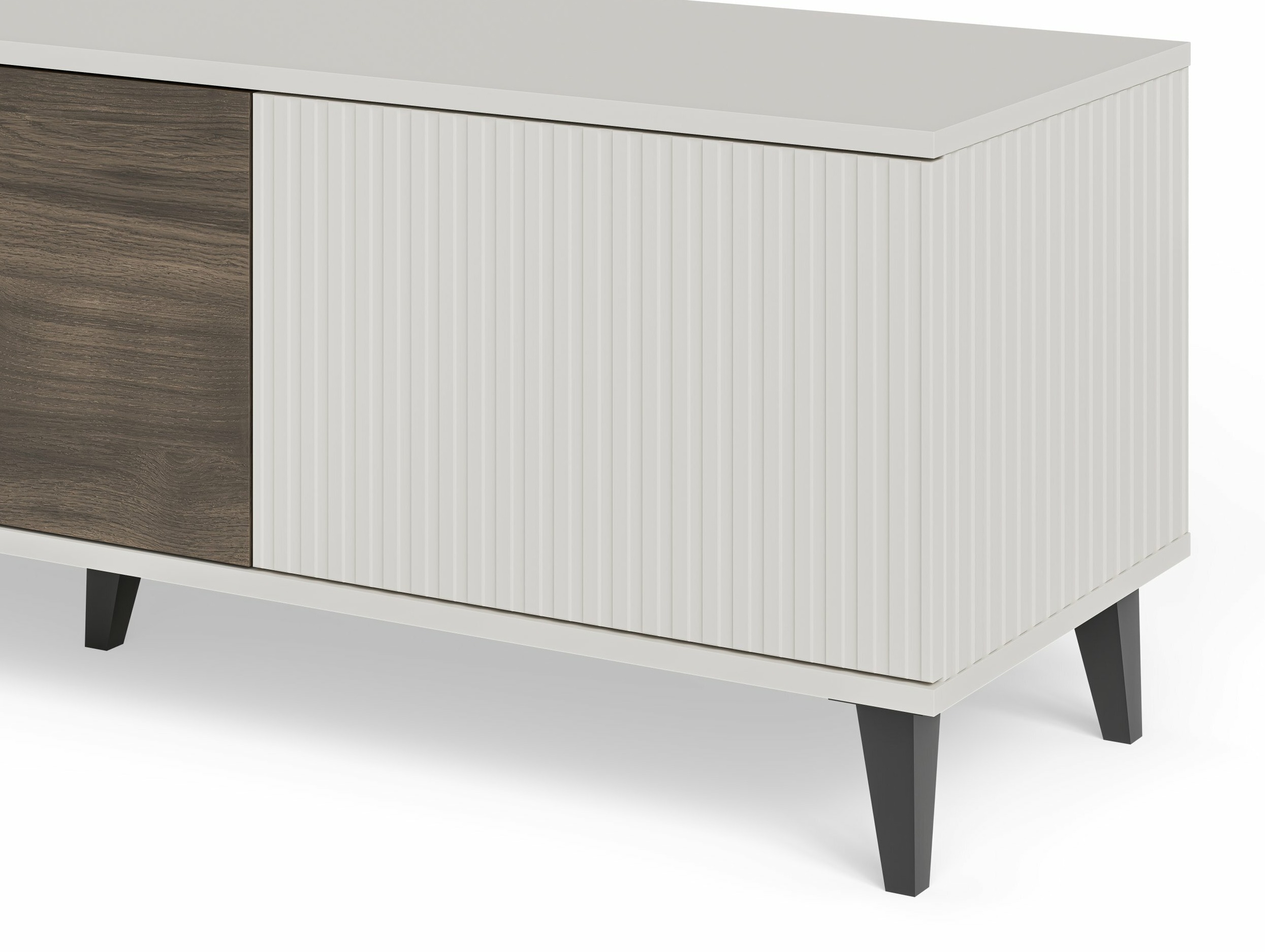 TV-meubel Luelia 116 (Notenhout + Kasjmier)