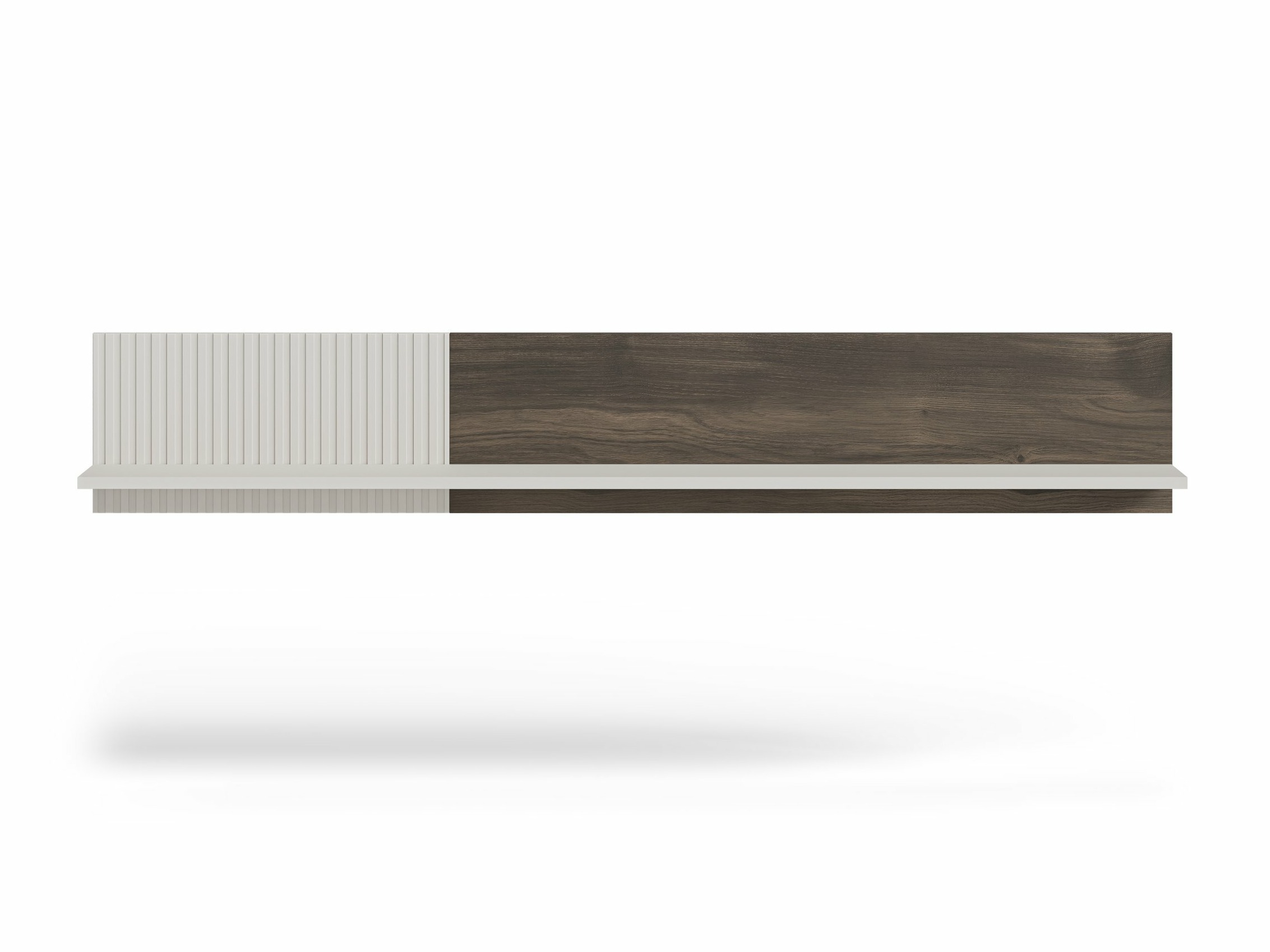 Wandplank Luelia 117 (Notenhout + Kasjmier)