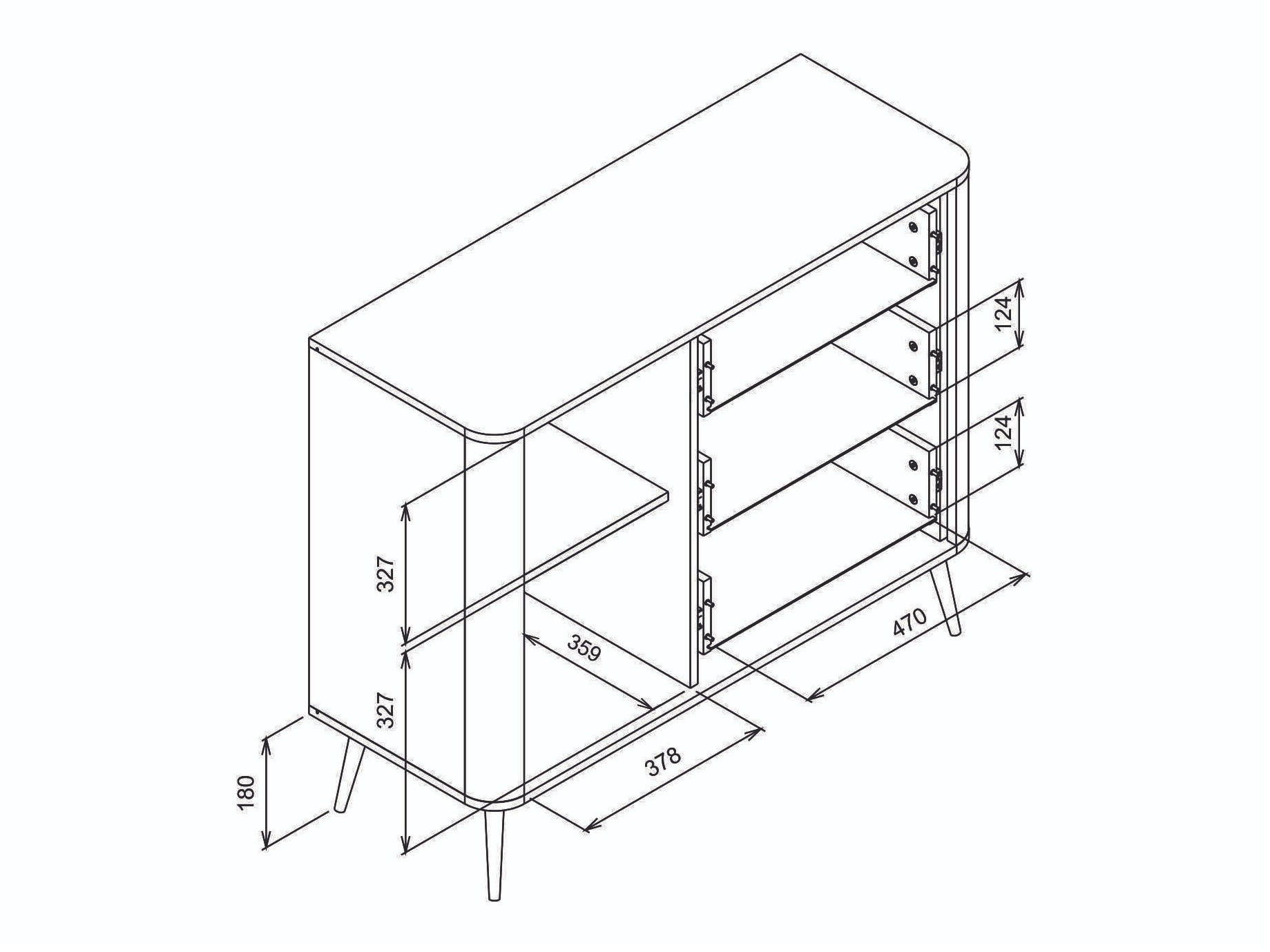 Ladekast Levliva 102