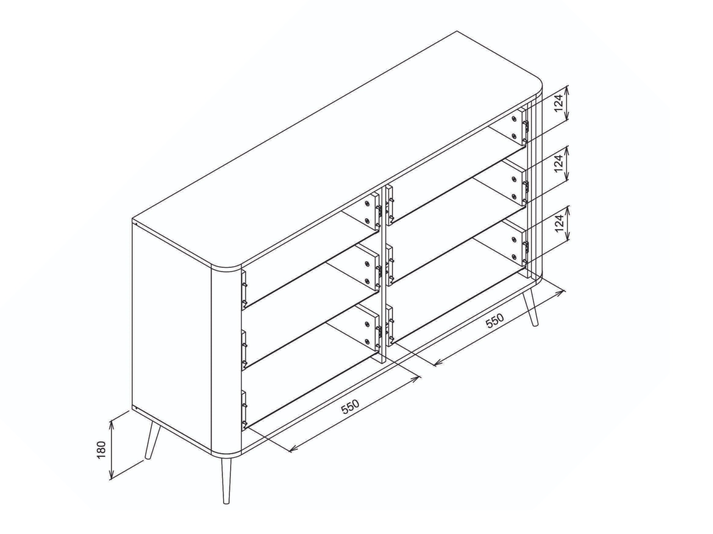 Ladekast Levliva 103
