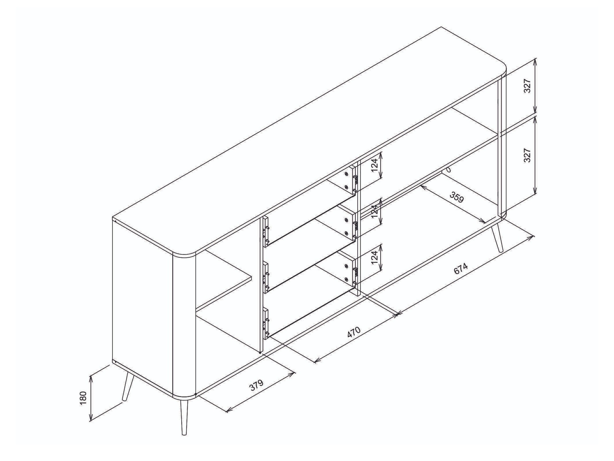 Ladekast Levliva 106
