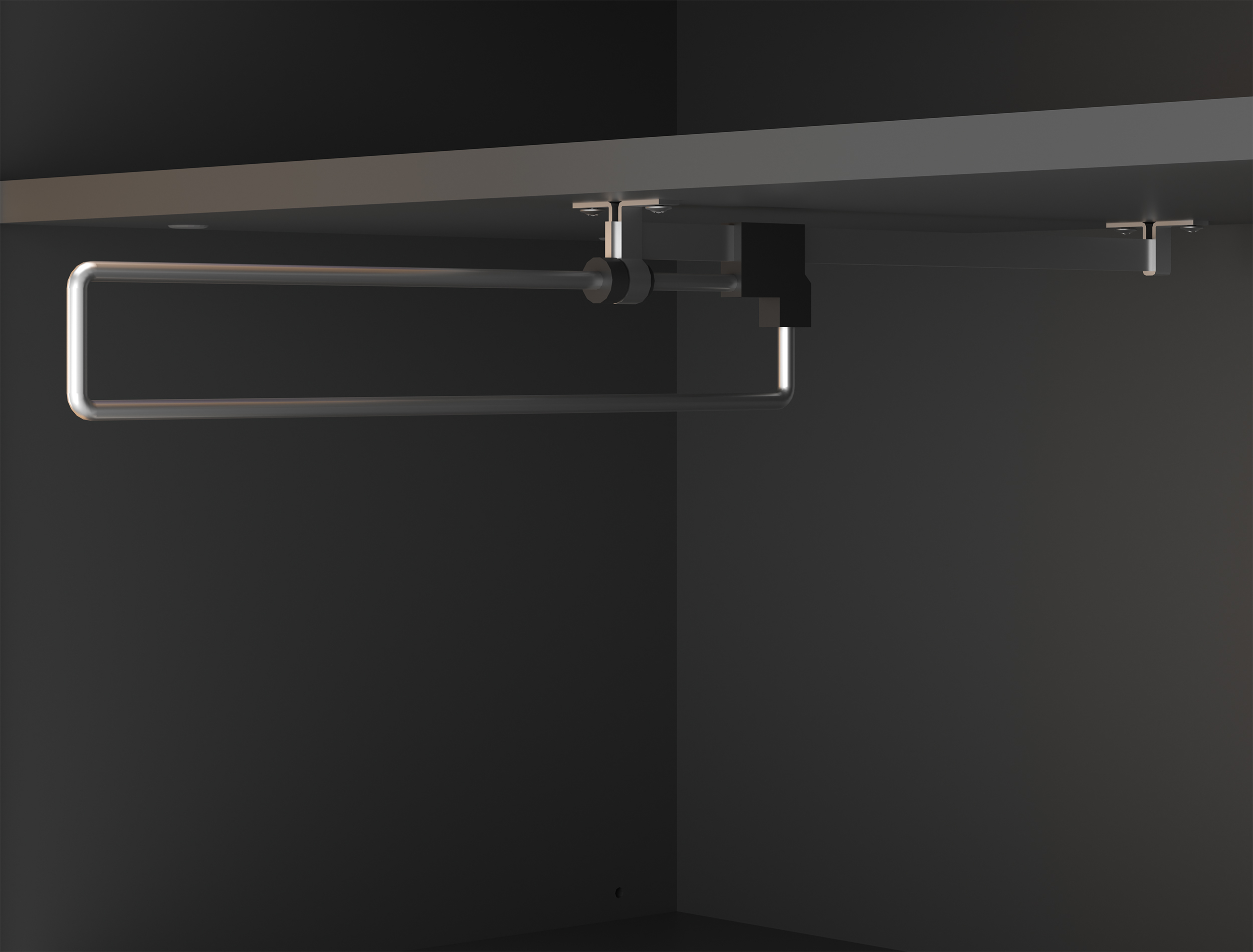 Kledingkast Venlori 118 (Artisan eiken + Antraciet)