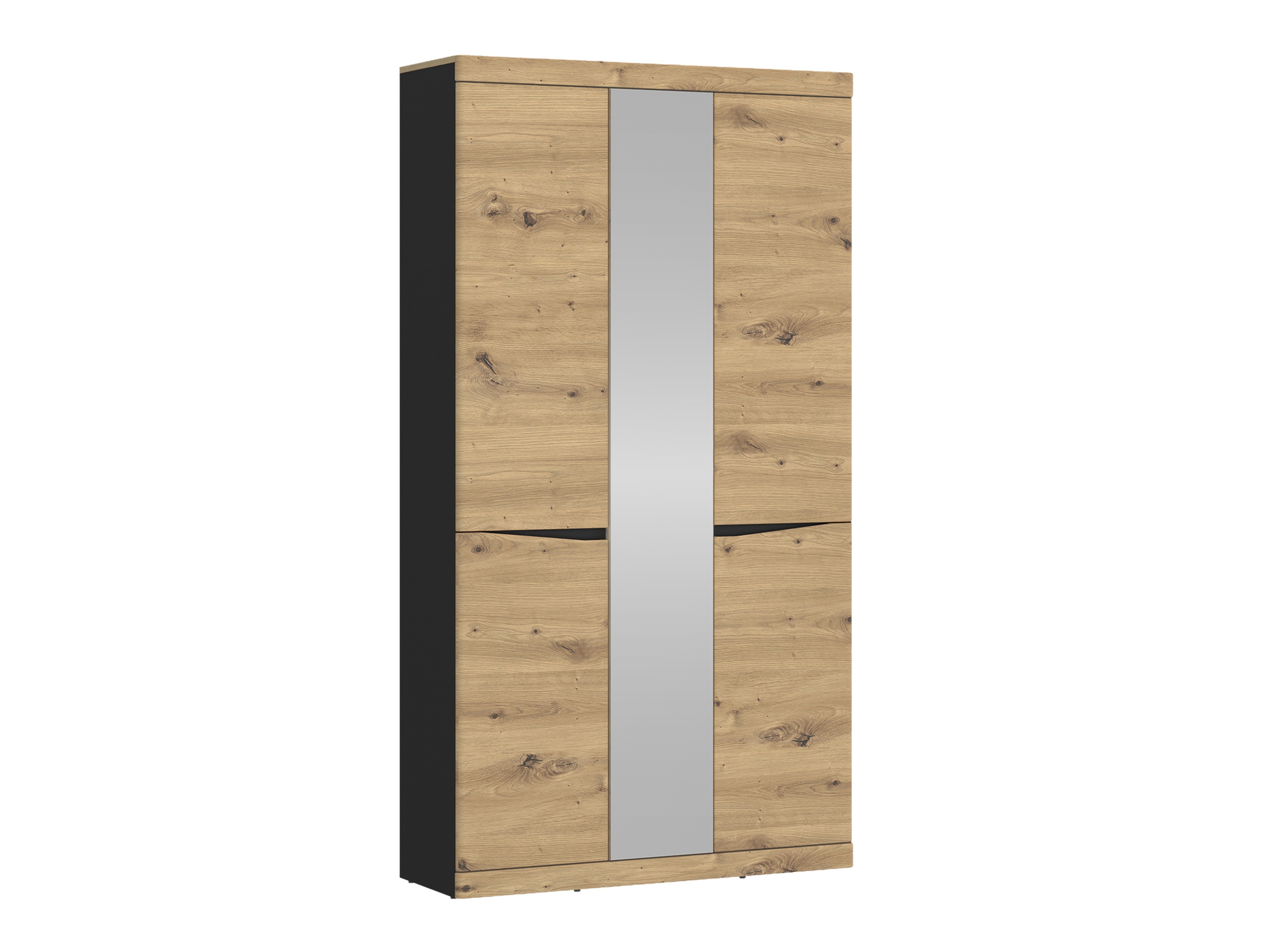 Kledingkast Venlori 139 (Antraciet + Artisan eiken)