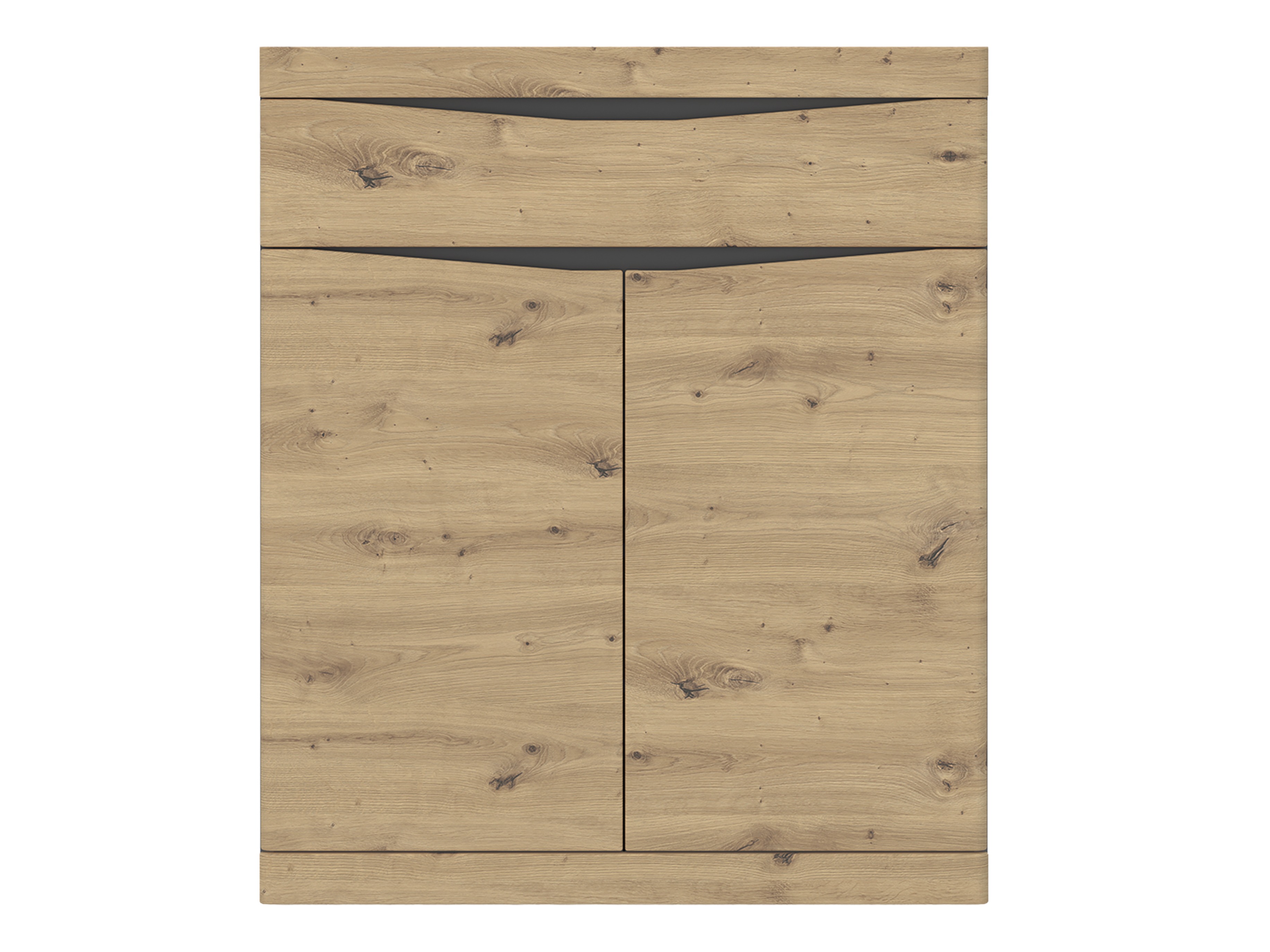 Ladekast Venlori 115 (Artisan eiken + Antraciet)