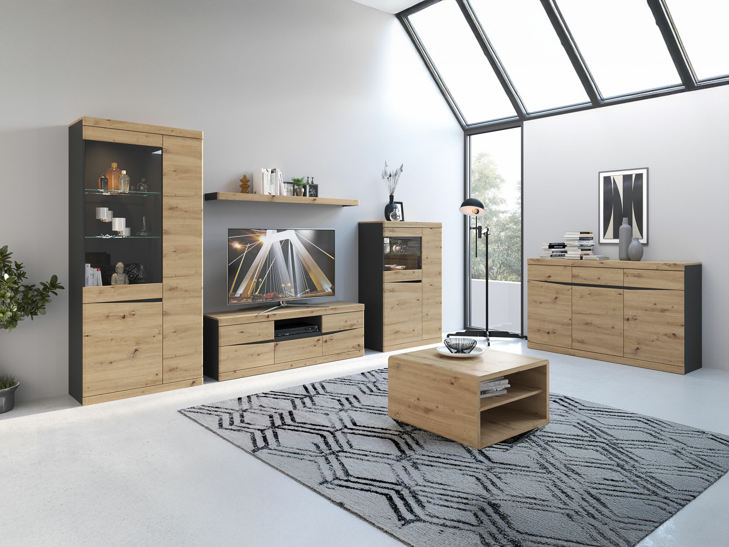 Salontafel Venlori 114 (Artisan eiken)