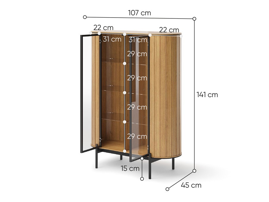 Boekenkast Elbdore 110