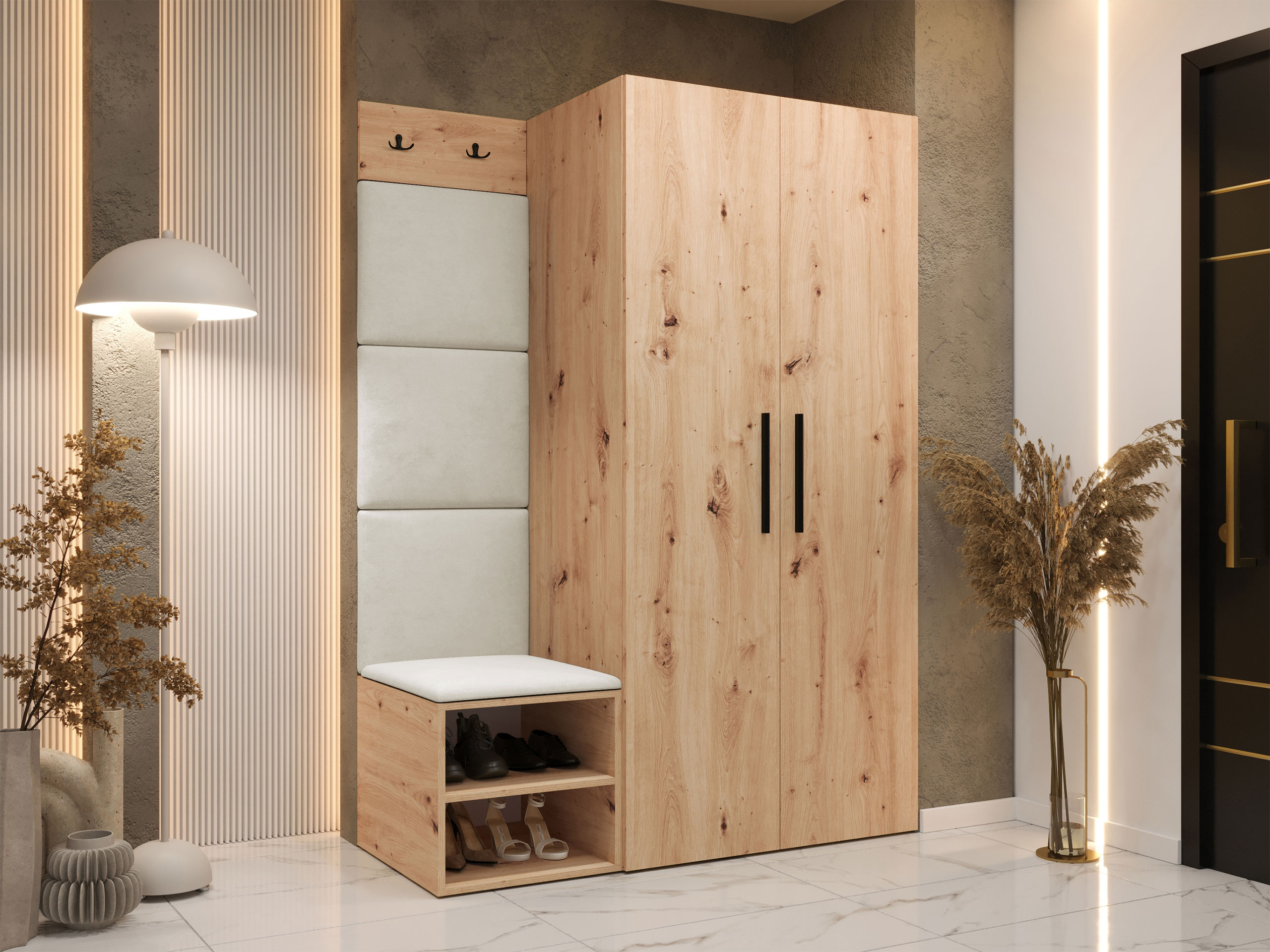 Gangmeubelset Hartford 523 (Artisan eiken)