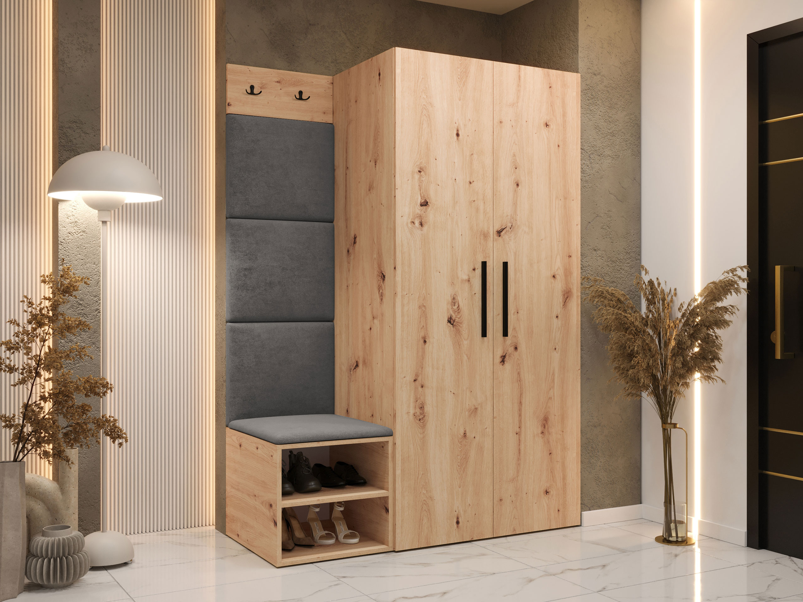 Gangmeubelset Hartford 523 (Artisan eiken)