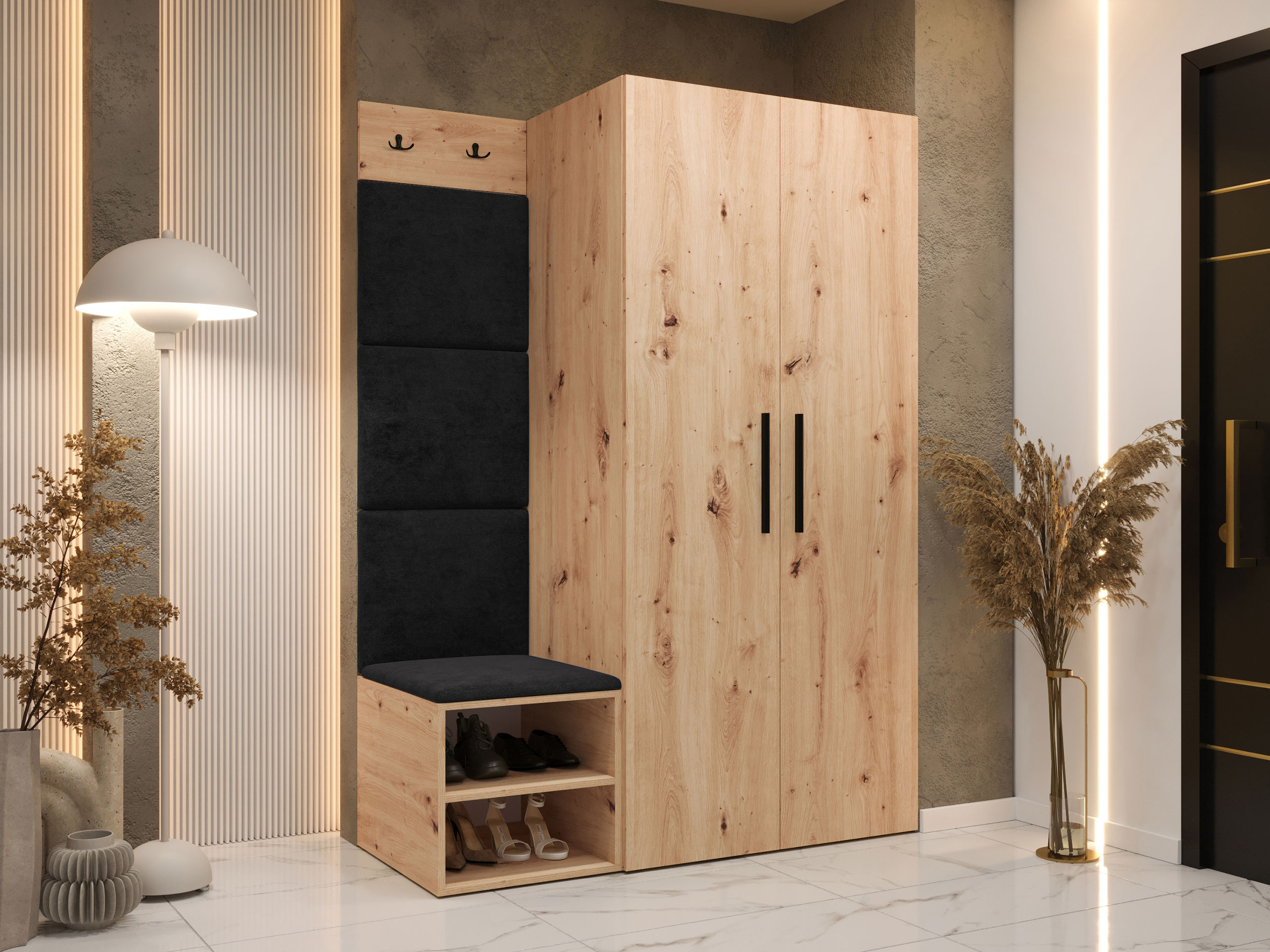 Gangmeubelset Hartford 523 (Artisan eiken)