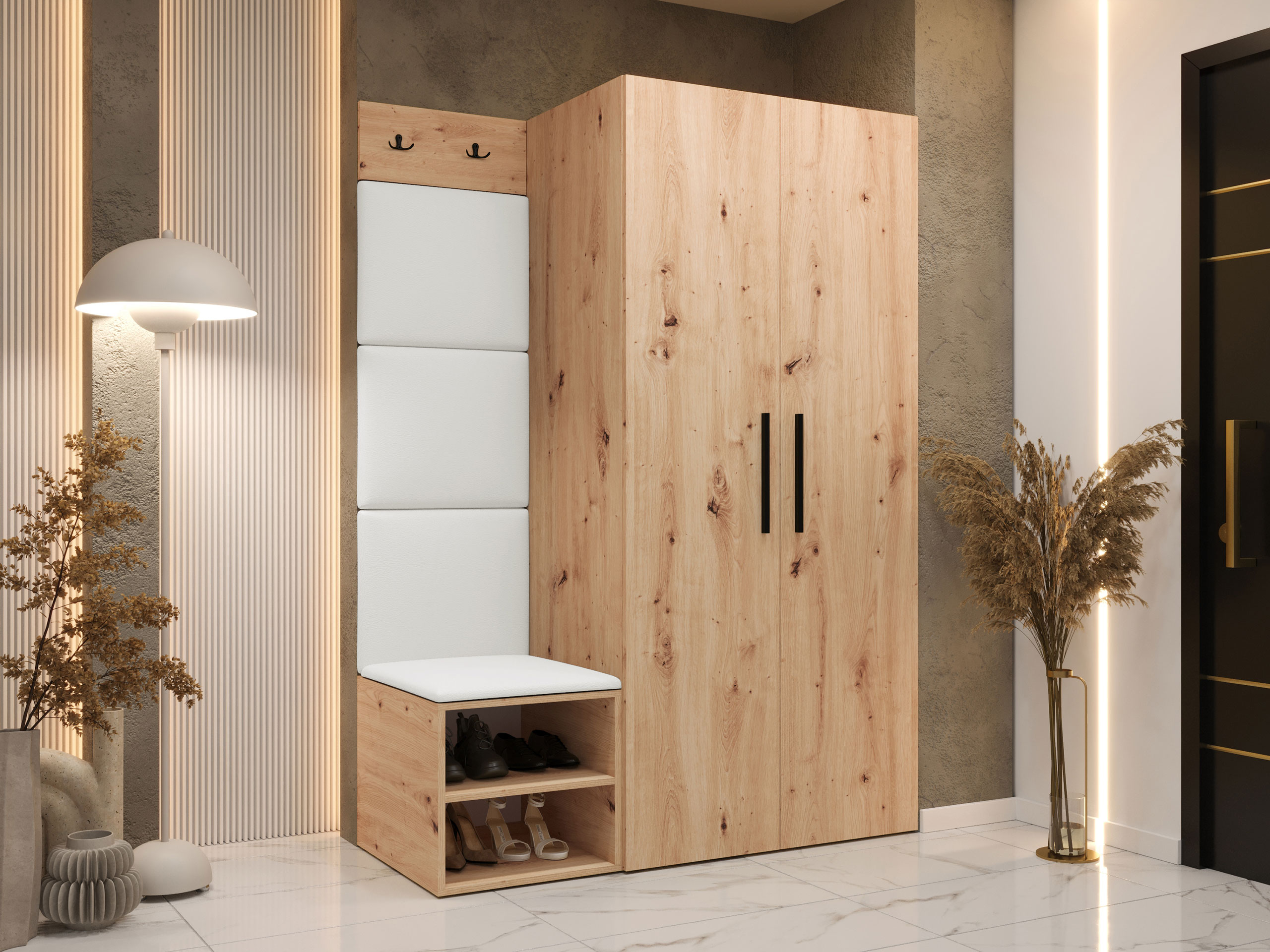 Gangmeubelset Hartford 523 (Artisan eiken)