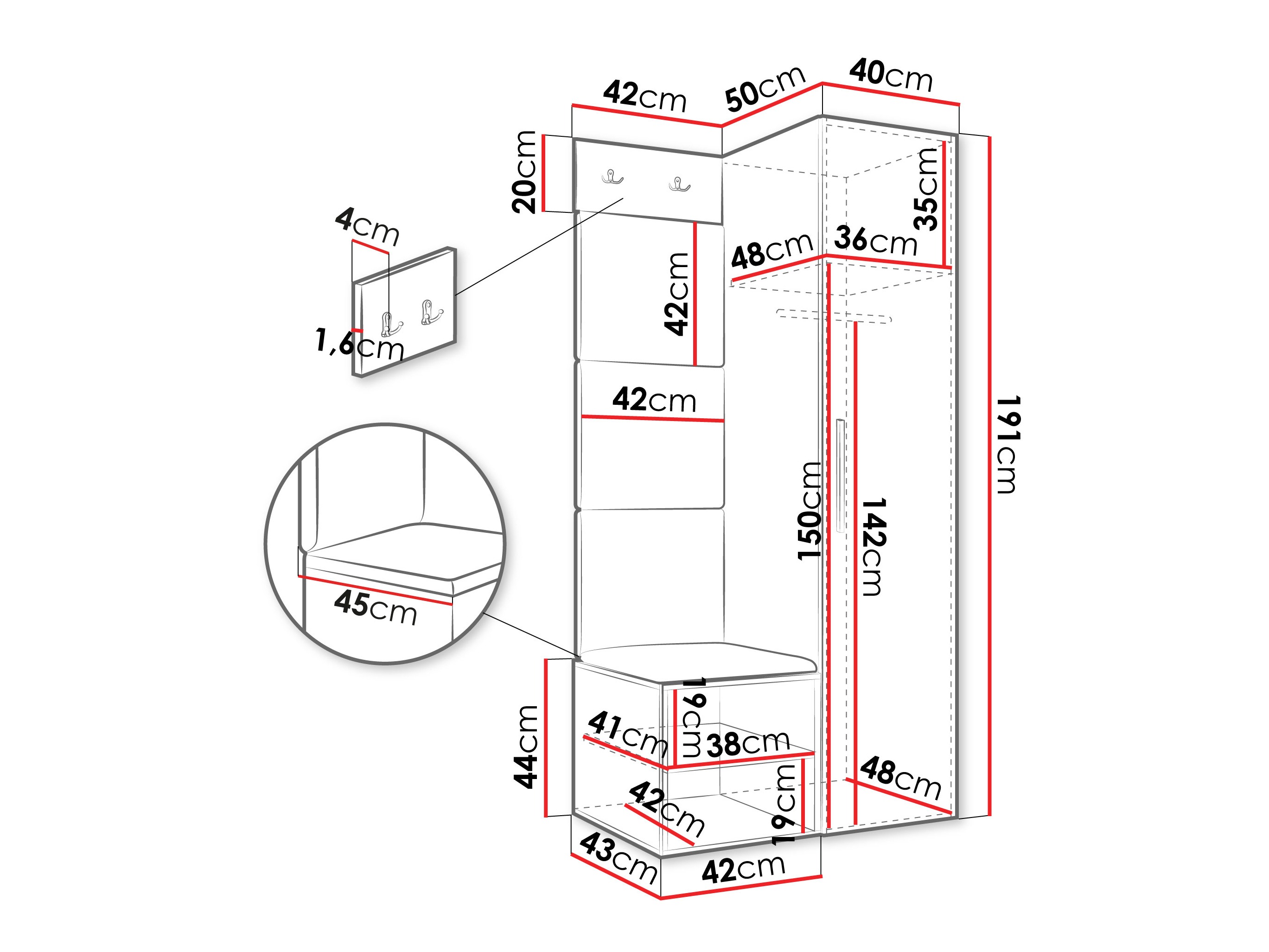 Gangmeubelset Hartford 524 (Kasjmier)