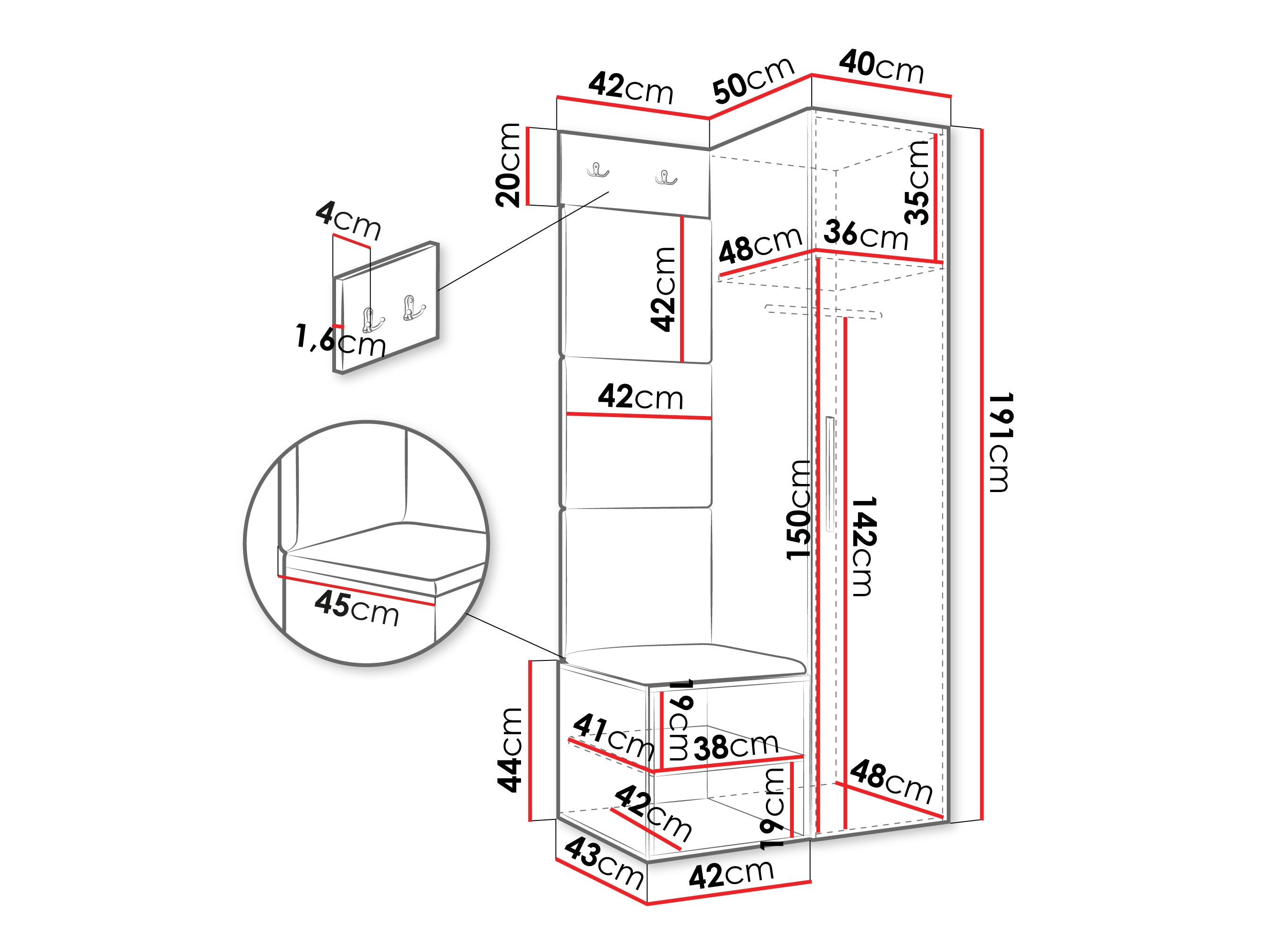 Gangmeubelset Hartford 524 (Kasjmier)