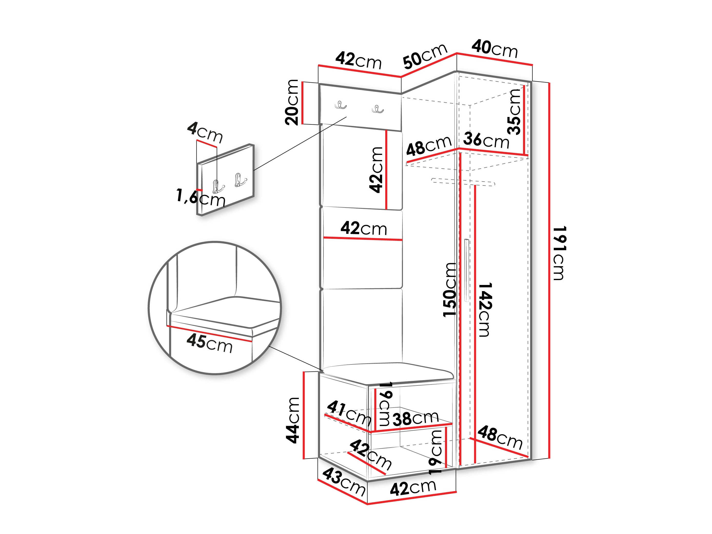 Gangmeubelset Hartford 524 (Kasjmier)