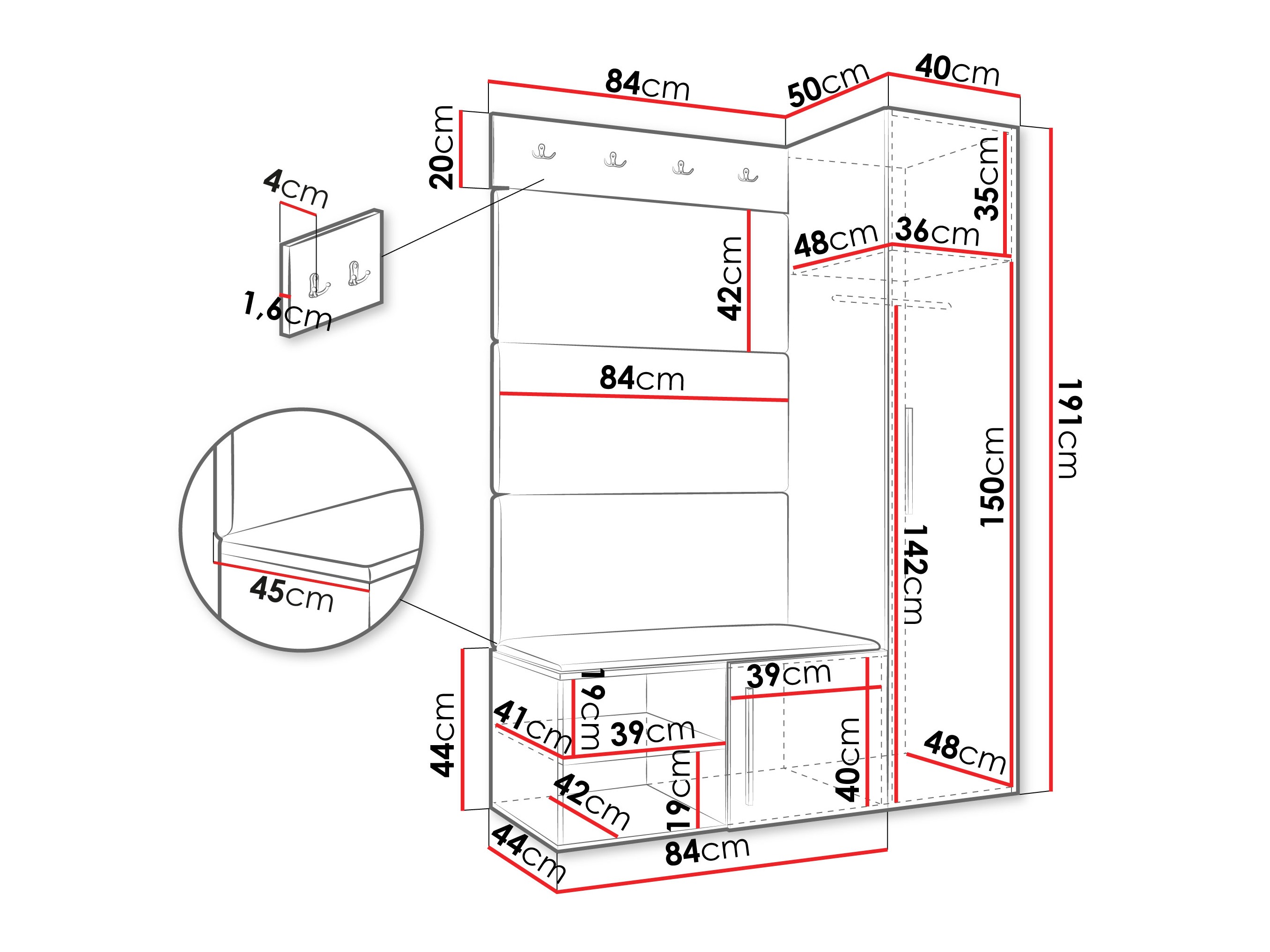 Gangmeubelset Hartford 525 (Kasjmier)