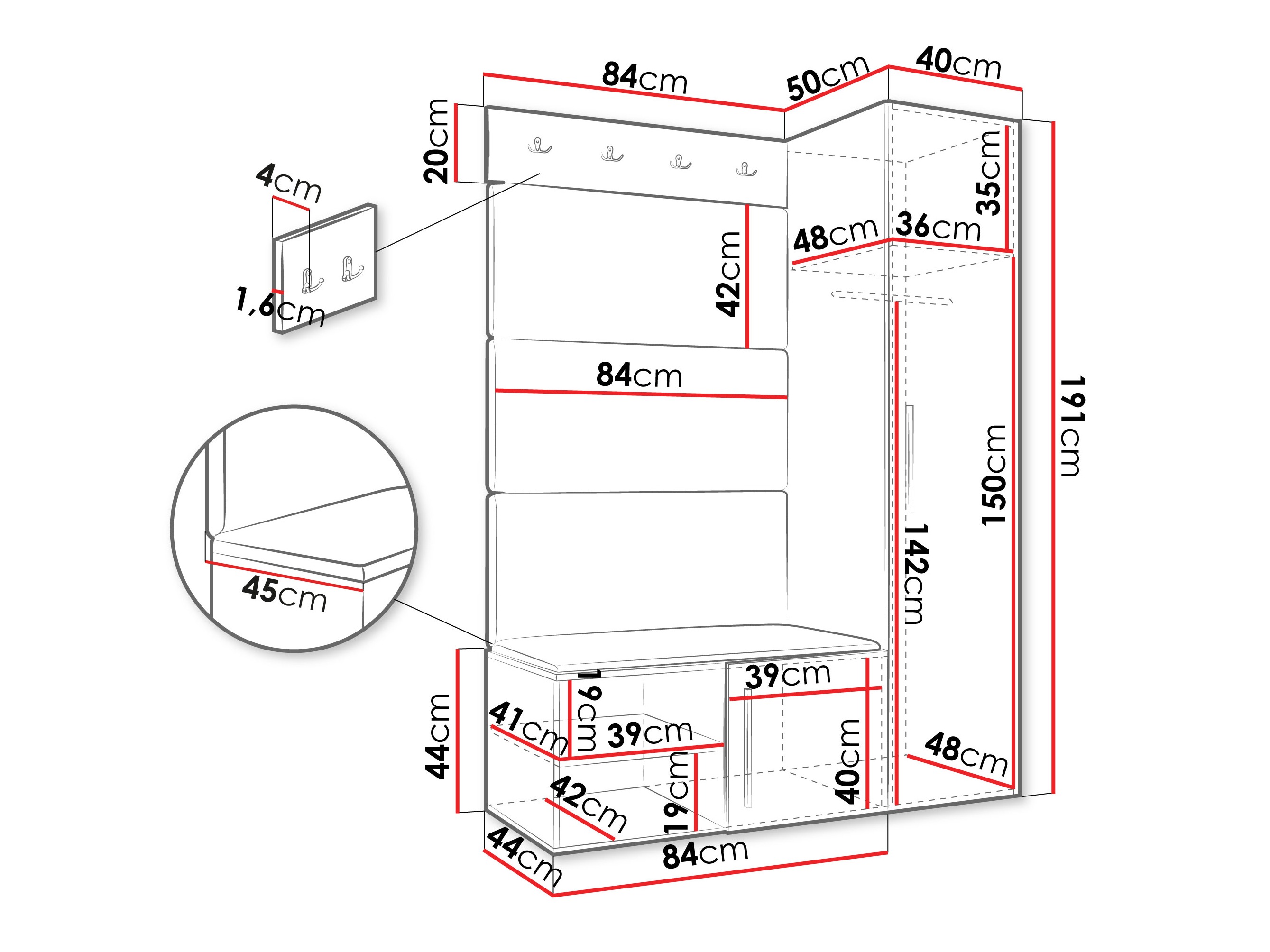 Gangmeubelset Hartford 525 (Kasjmier)
