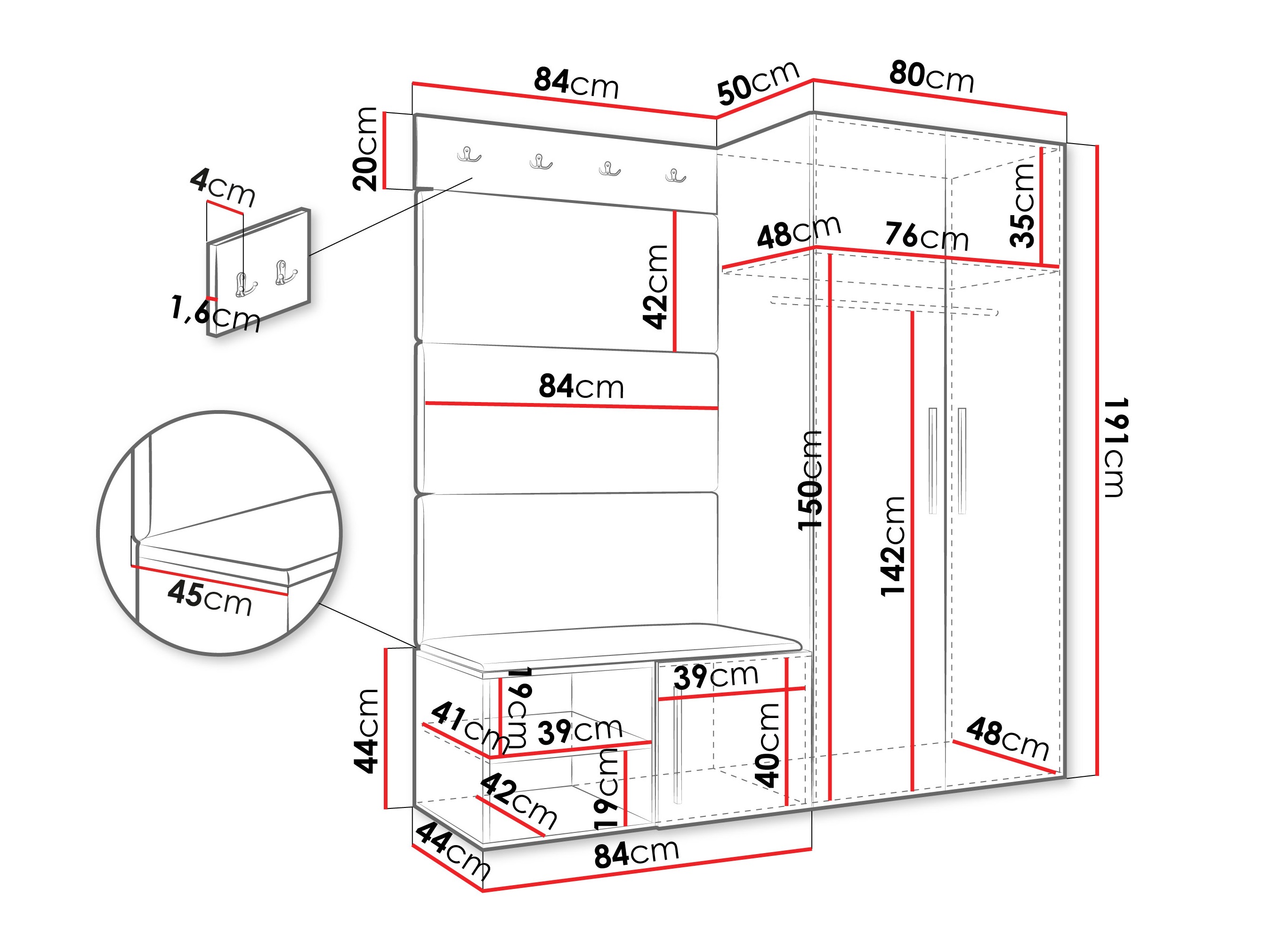 Gangmeubelset Hartford 526 (Kasjmier)