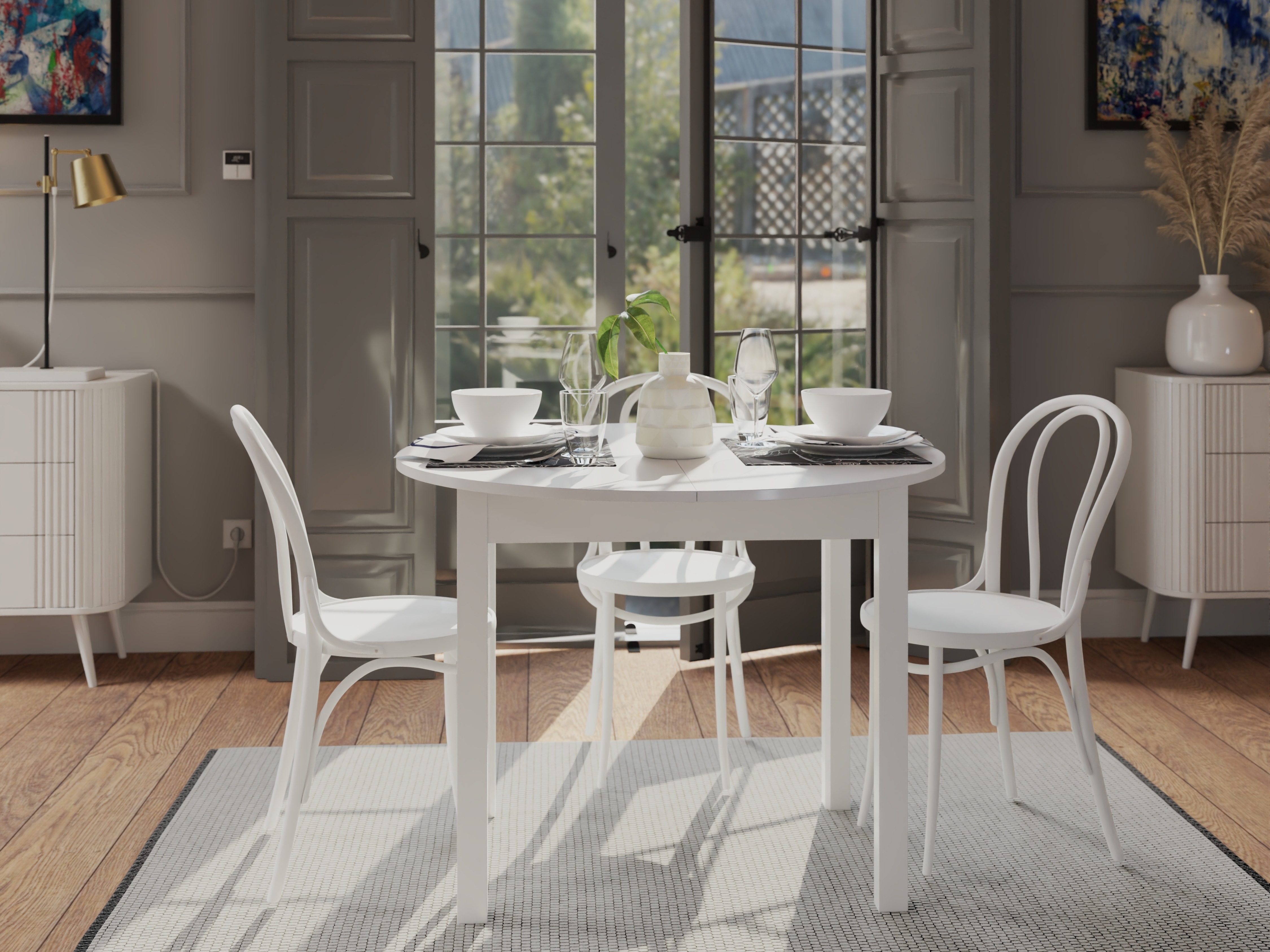 Tafel Bristol 226 (Wit)