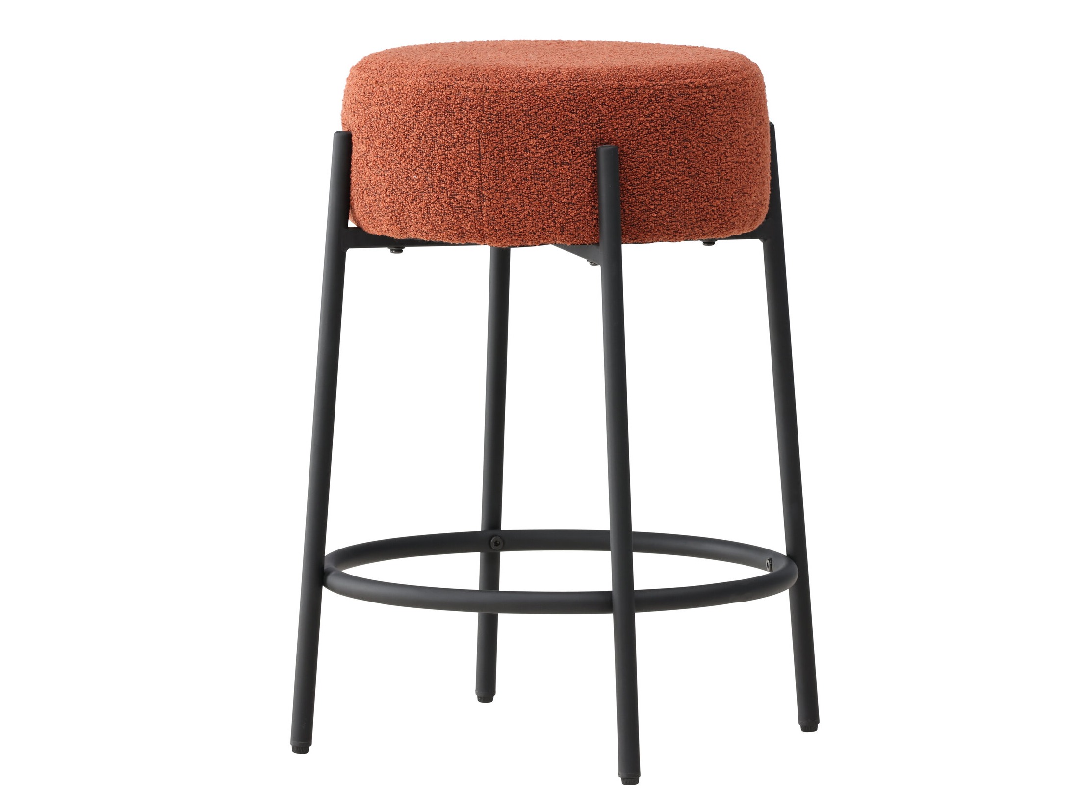Barkruk Dallas 4891 (Zwart + Rood)
