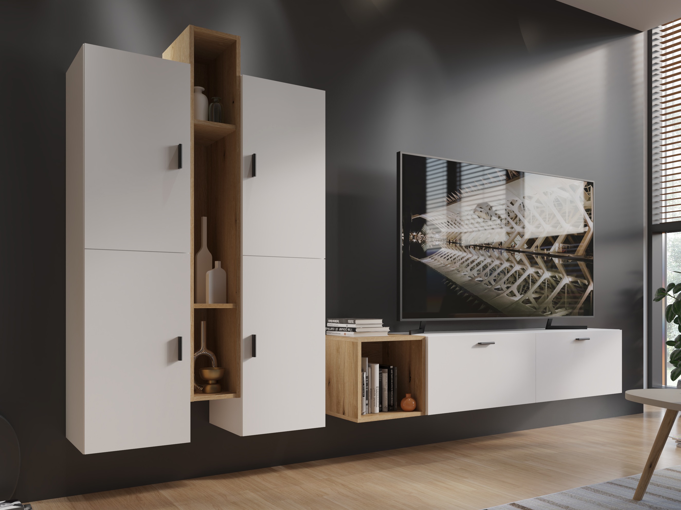 Wandplank Virnolu 100 (Eiken)