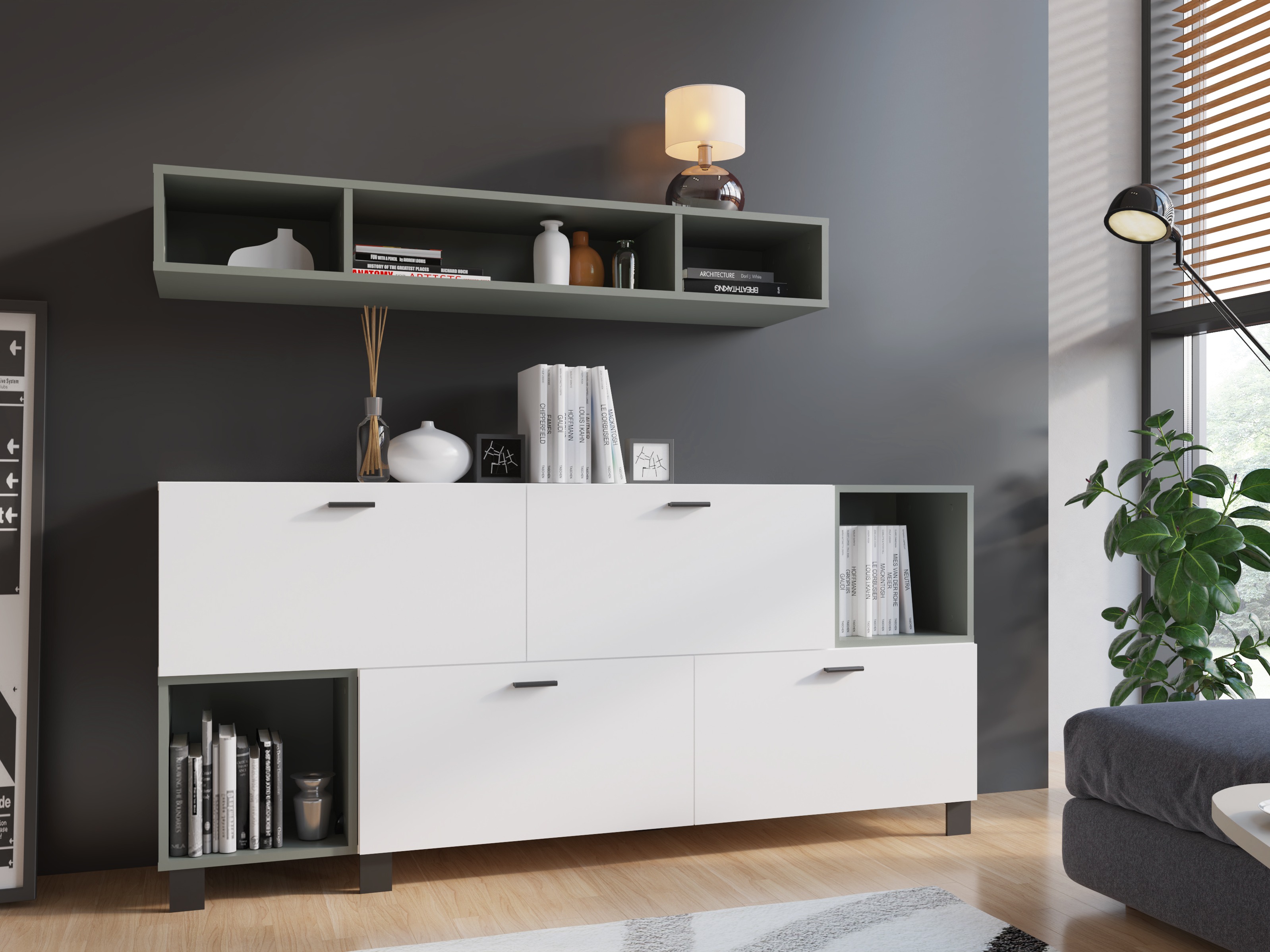 Wandplank Virnolu 100 (Groen)