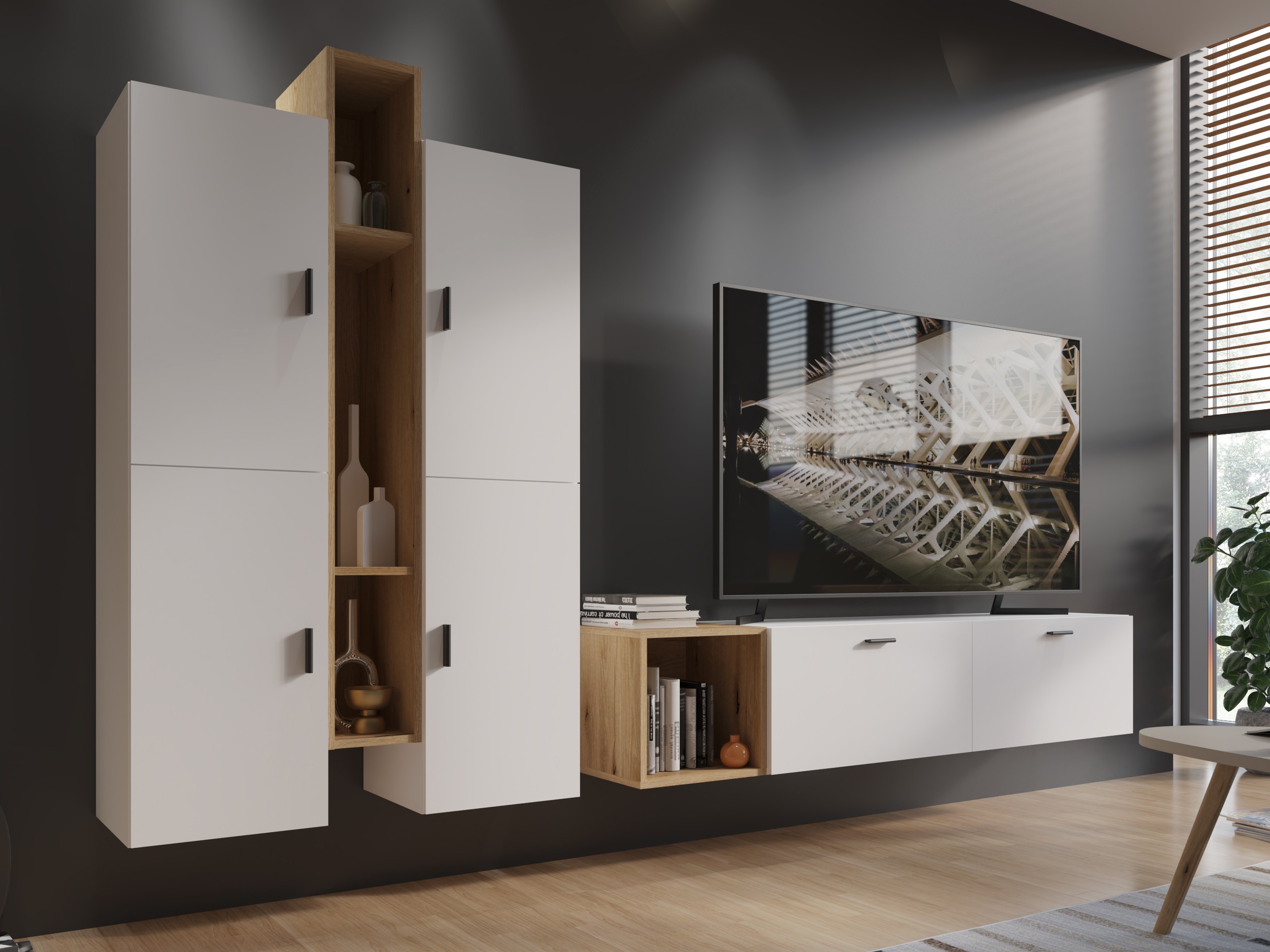 Wandplank Virnolu 101 (Eiken)