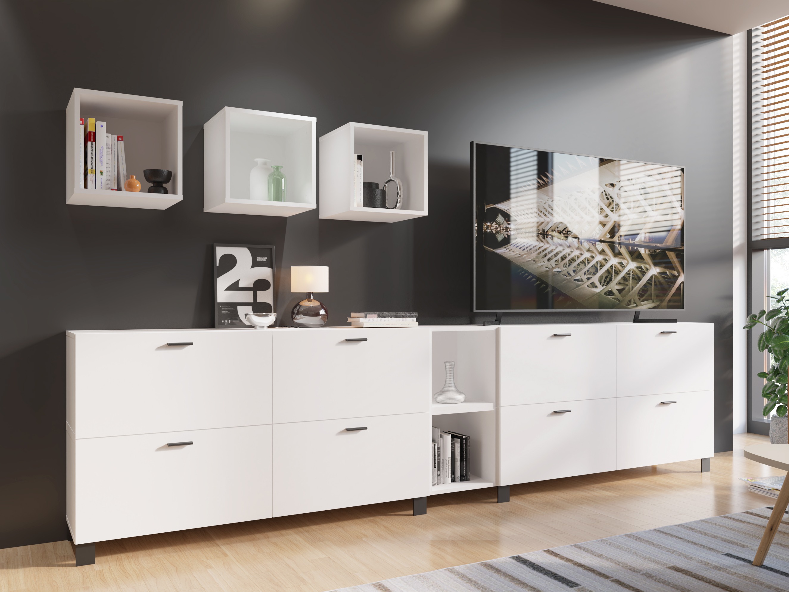 Wandplank Virnolu 101 (Wit)