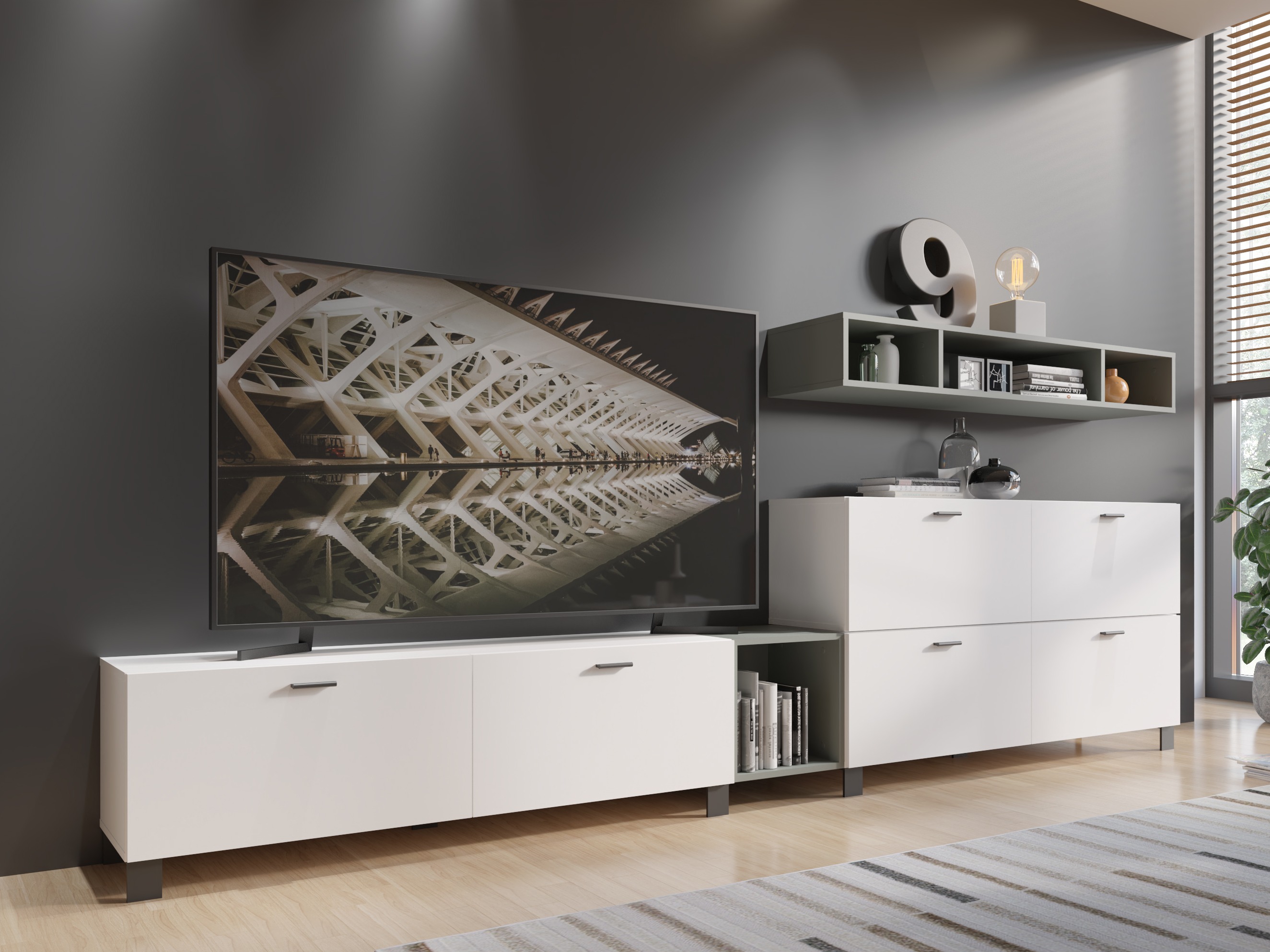 Woonkamerset Virnolu 109 (Wit + Groen)