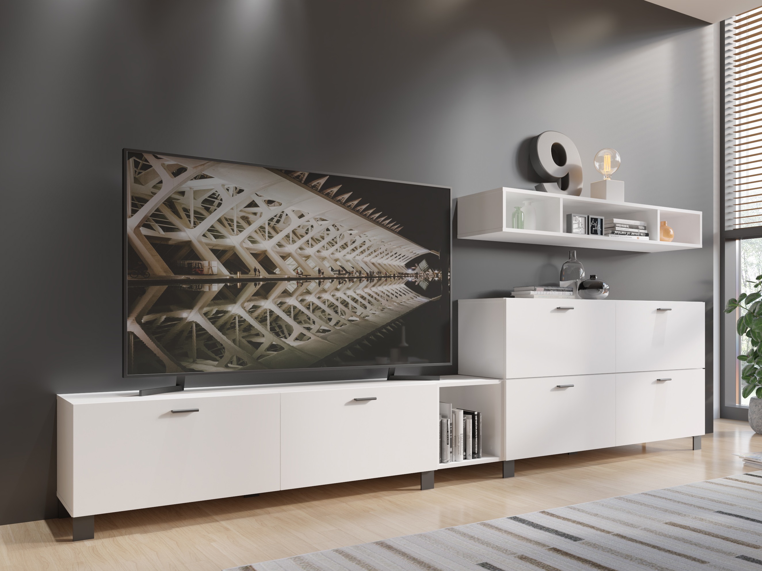 Woonkamerset Virnolu 109 (Wit)