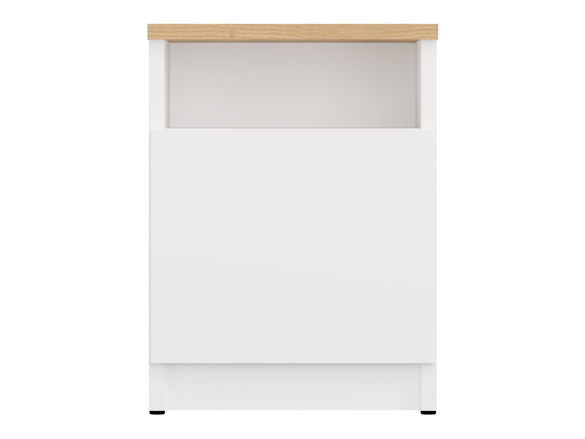 Nachtkastje Mandeville 305 (Wit + Artisan eiken)