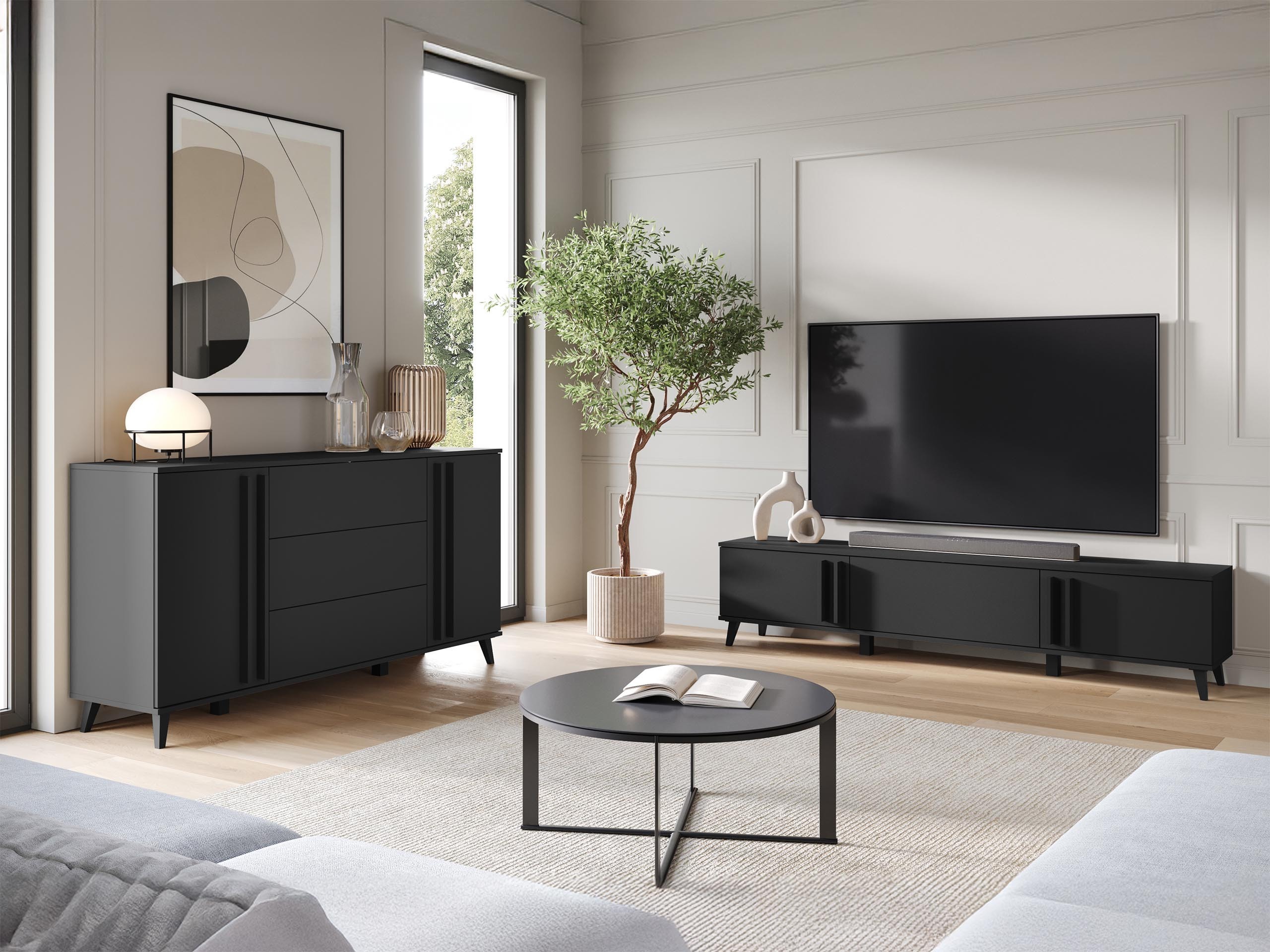 Ladekast Temora 100 (Grafiet)