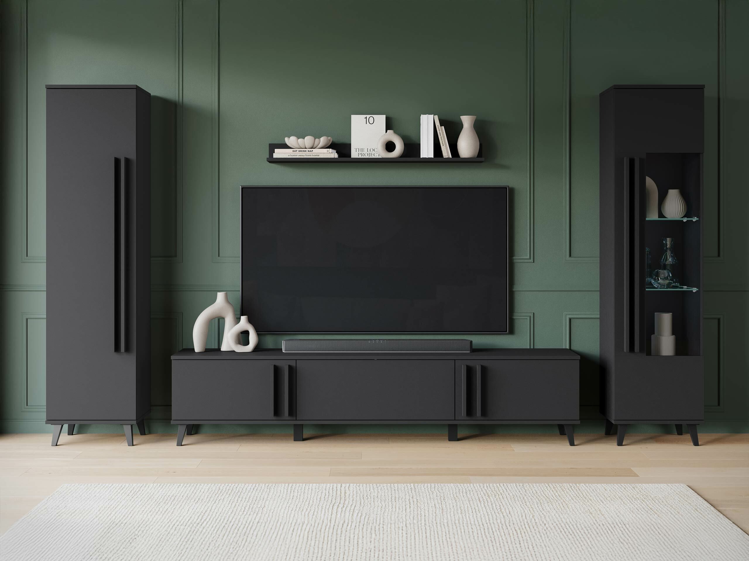 TV-meubel Temora 101 (Grafiet)