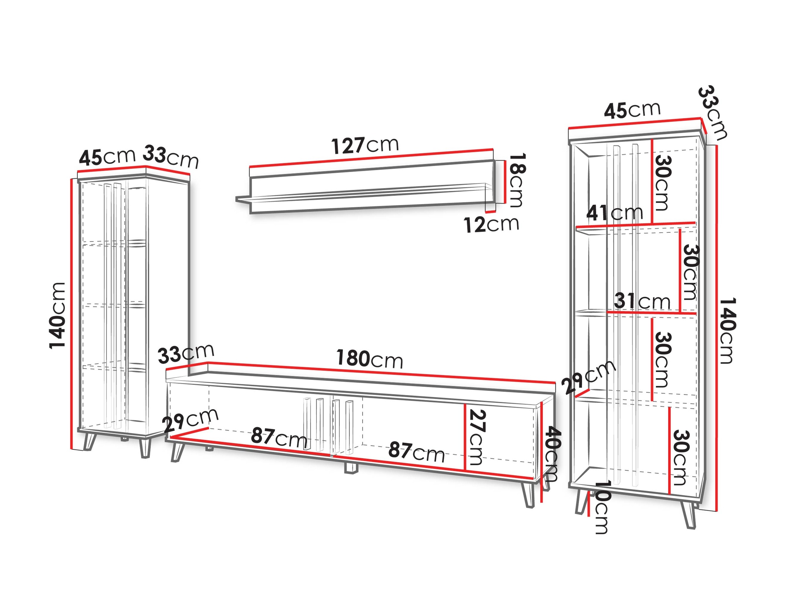 Woonkamerset Facetor (Congo)