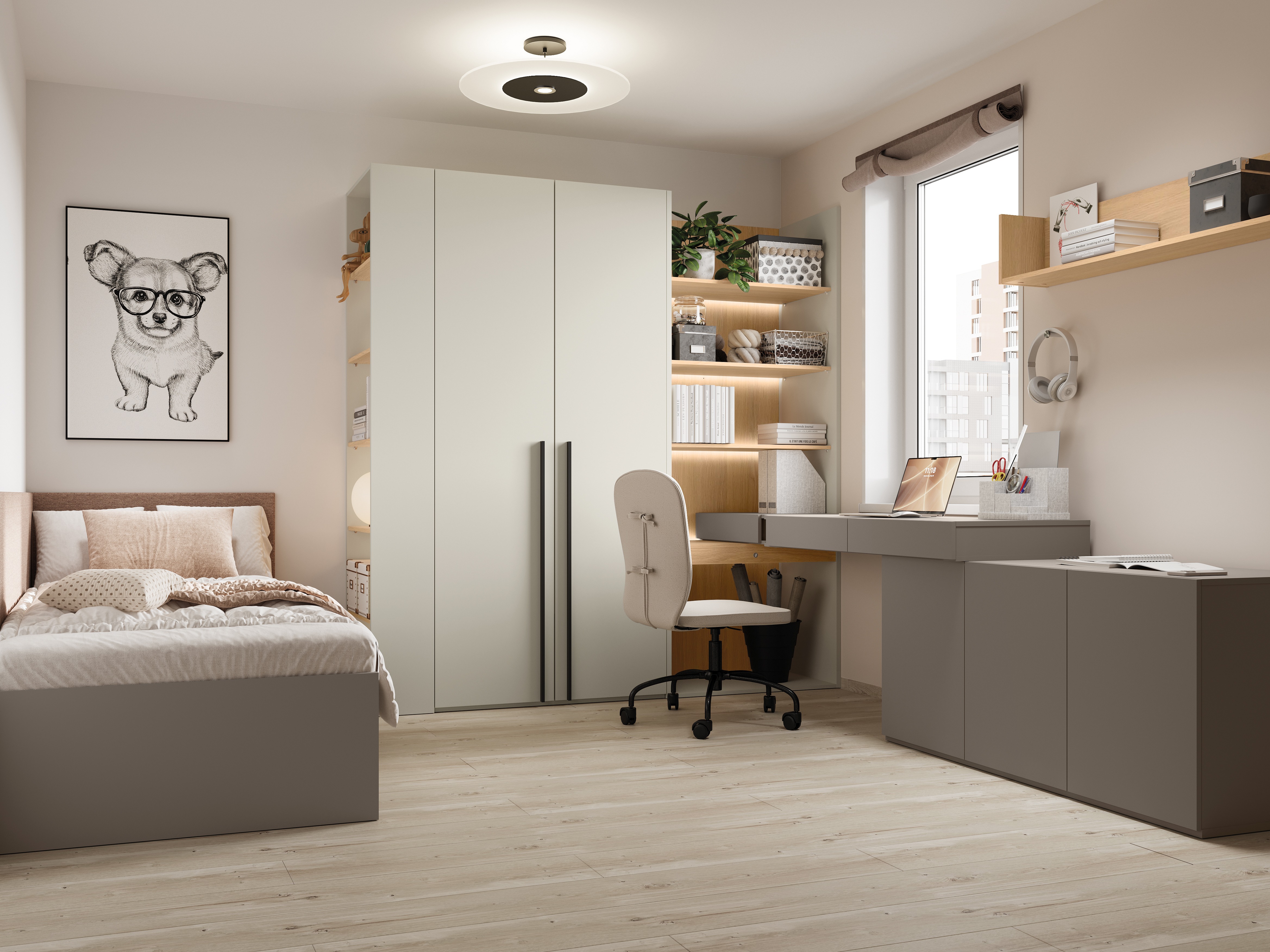 Wandplank Evareve 109 (Eiken)