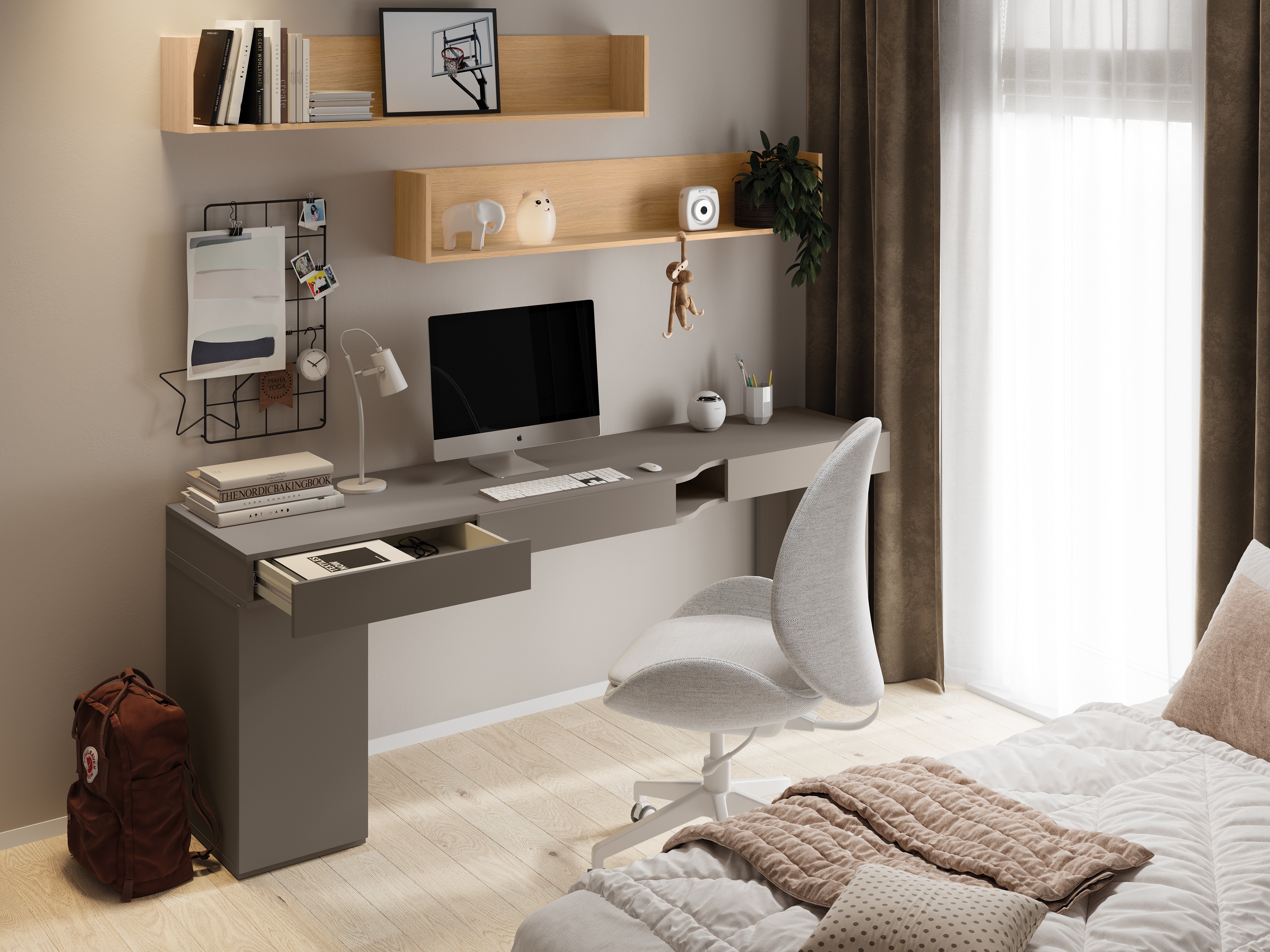 Wandplank Evareve 109 (Eiken)