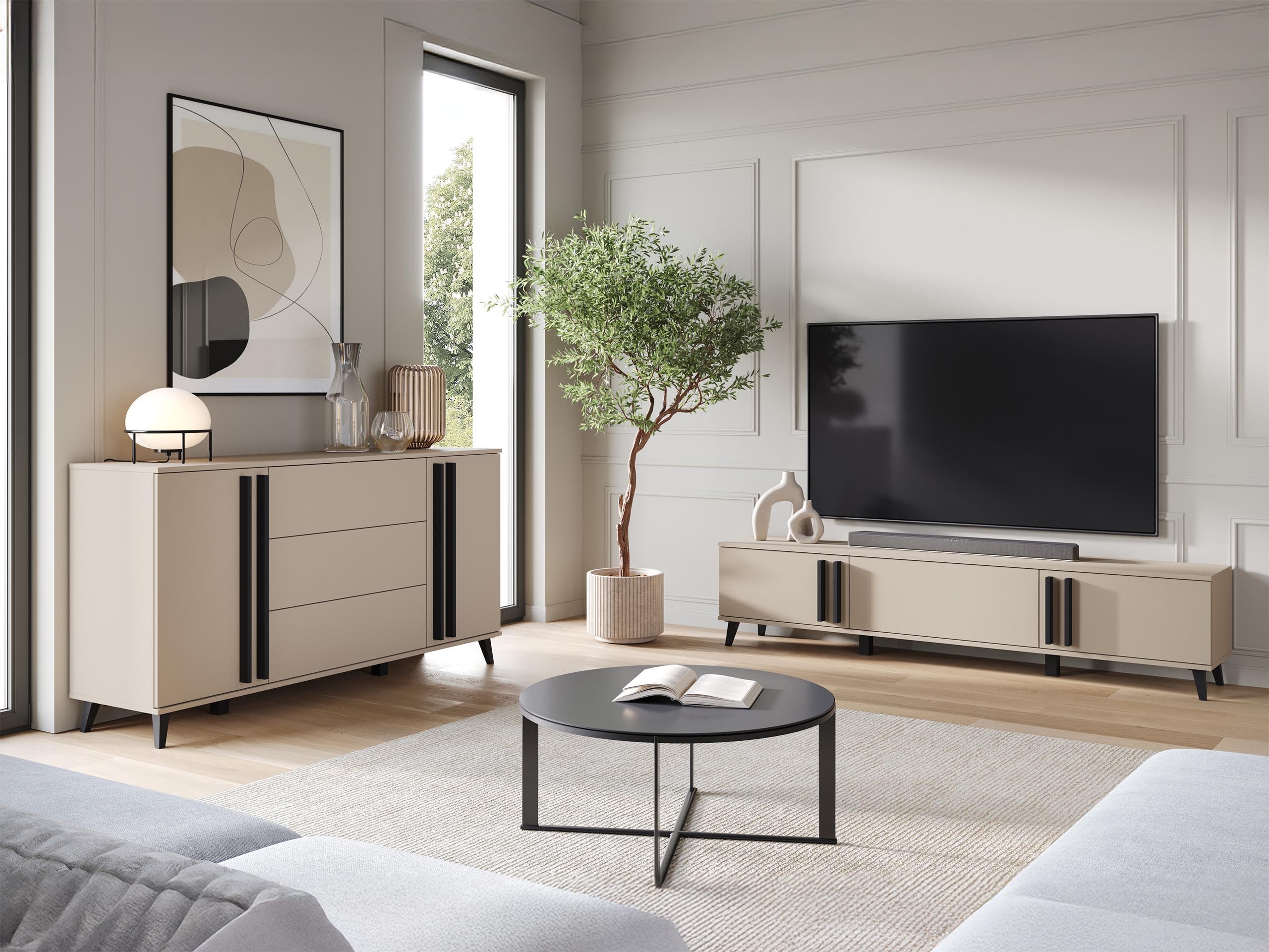 Woonkamerset Temora 104 (Kasjmier)