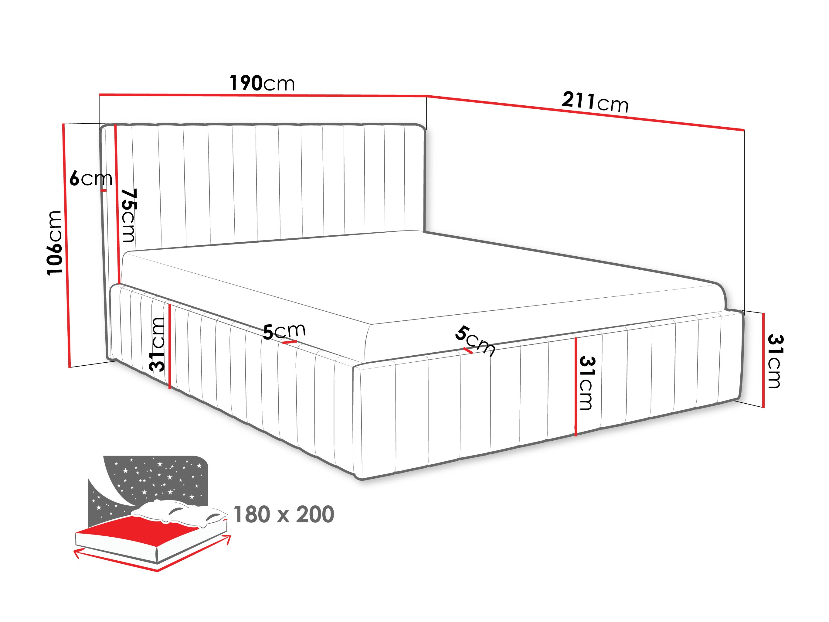 Bed Baltimore 202 (Fresh 1)